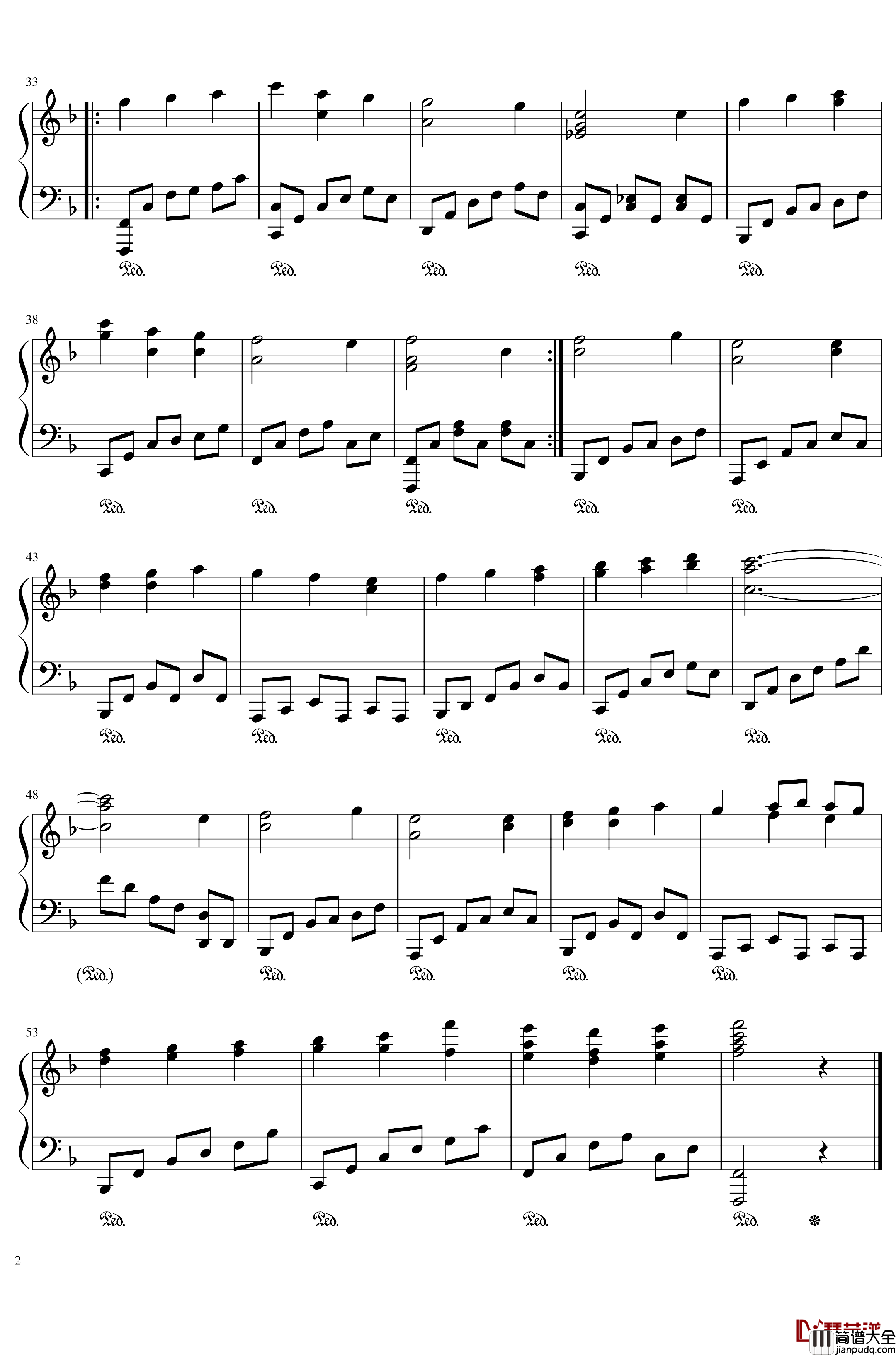 沢の河城工務店钢琴谱_东方project_【原曲:芥川龍之介の河童】