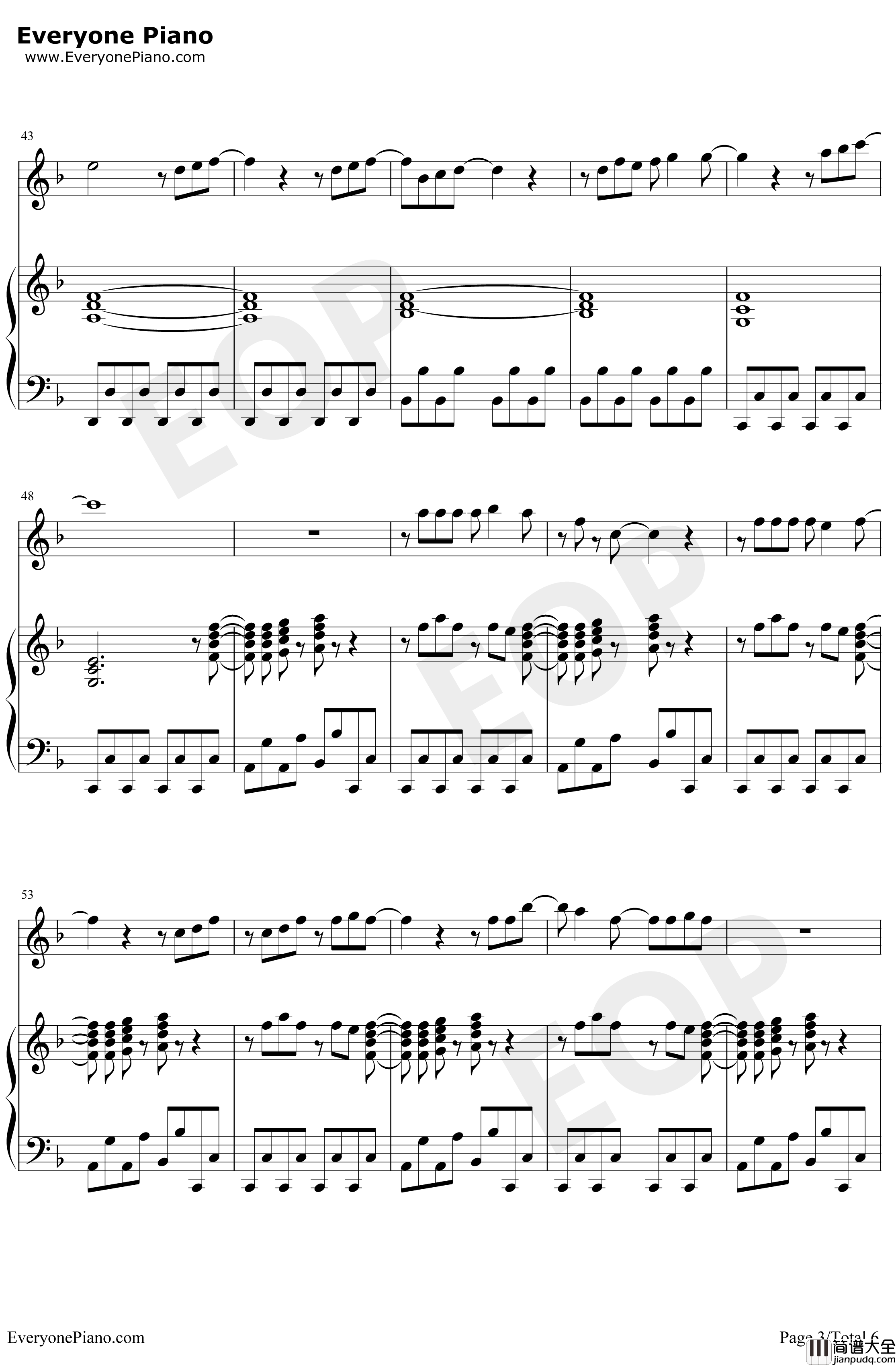 风の辿り着く场所钢琴谱_彩菜_风所达到的地方_Kanon片尾曲