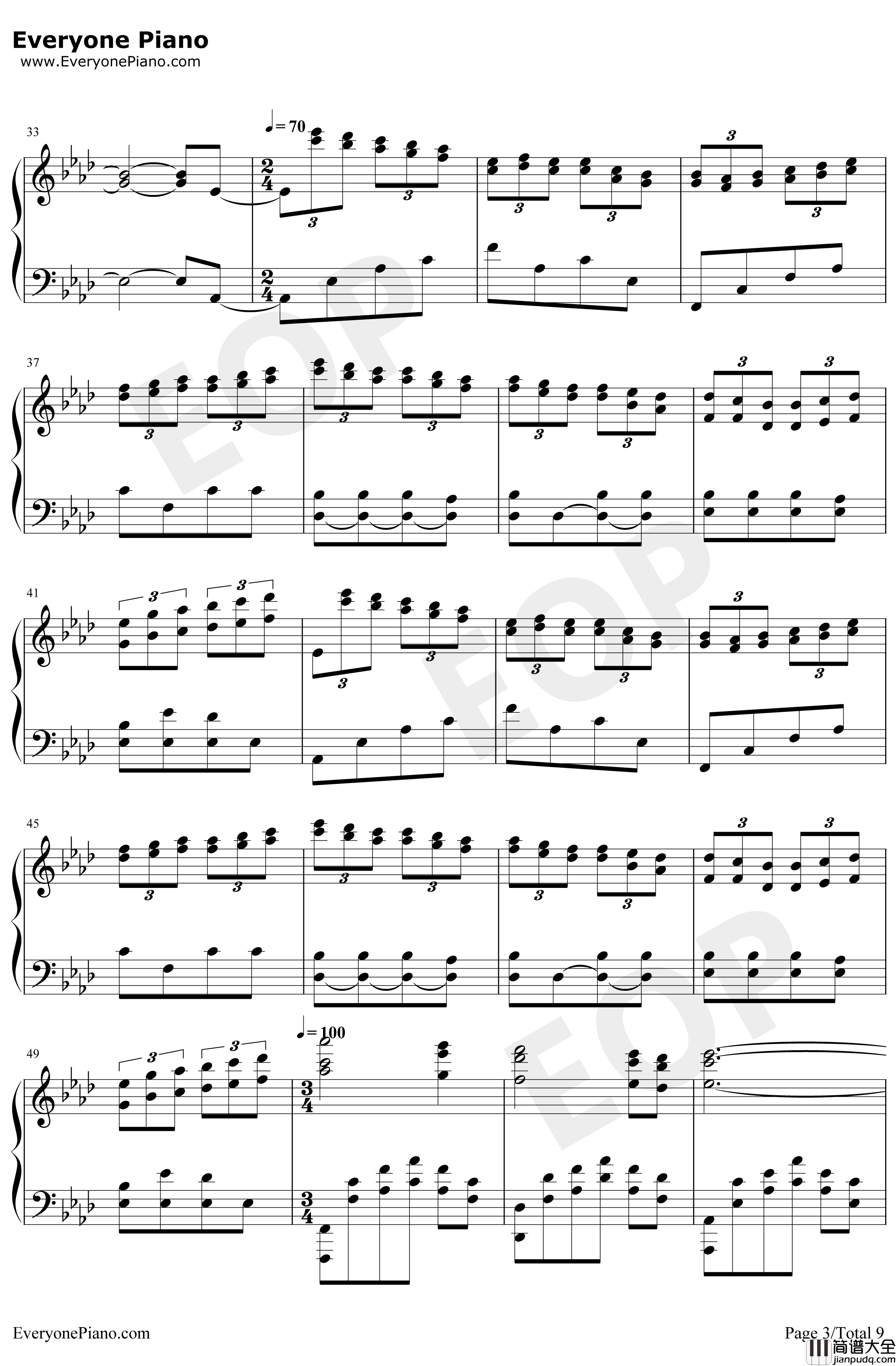 All_of_Me钢琴谱_马克西姆_我的一切_马克西姆