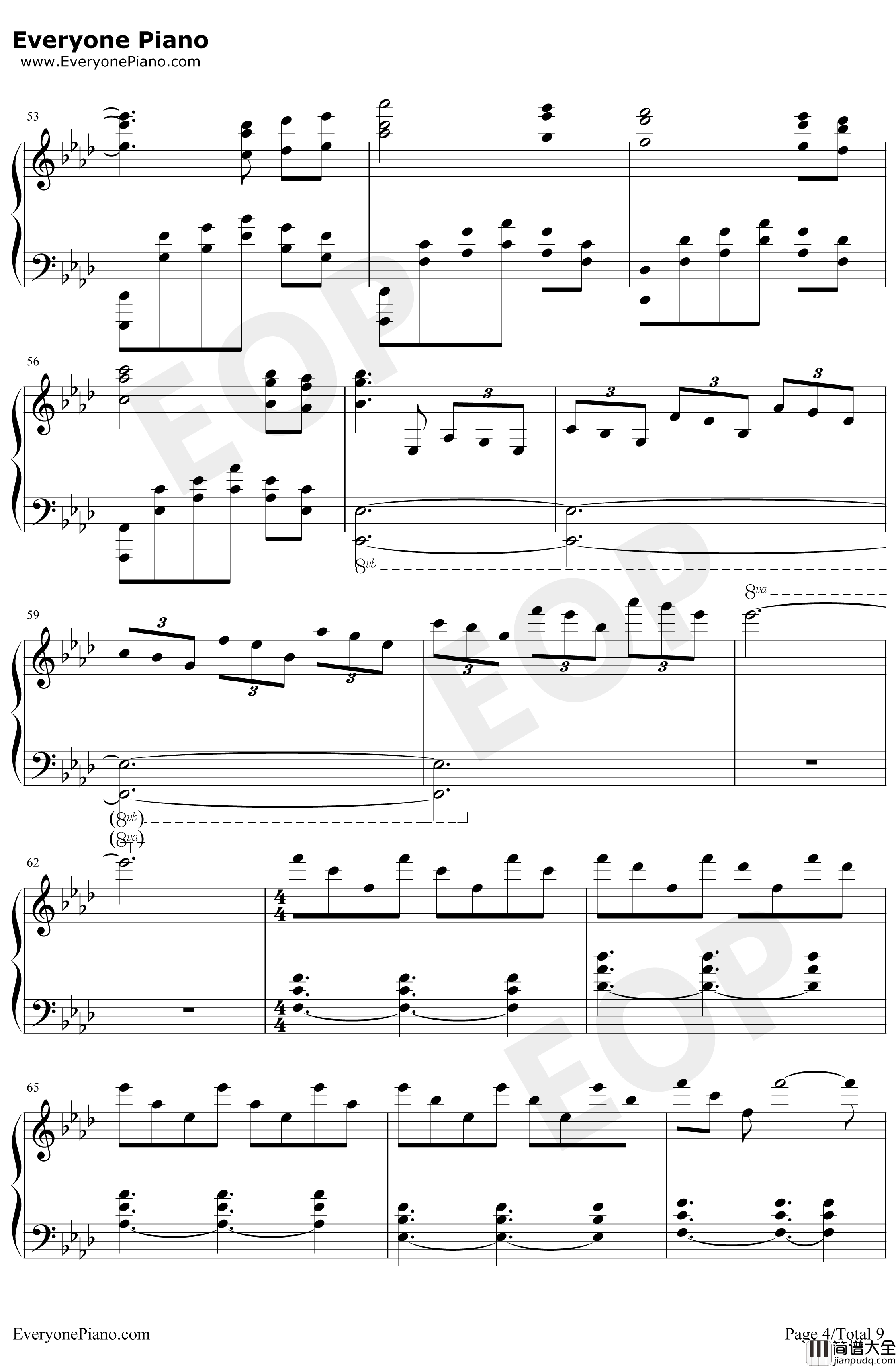 All_of_Me钢琴谱_马克西姆_我的一切_马克西姆