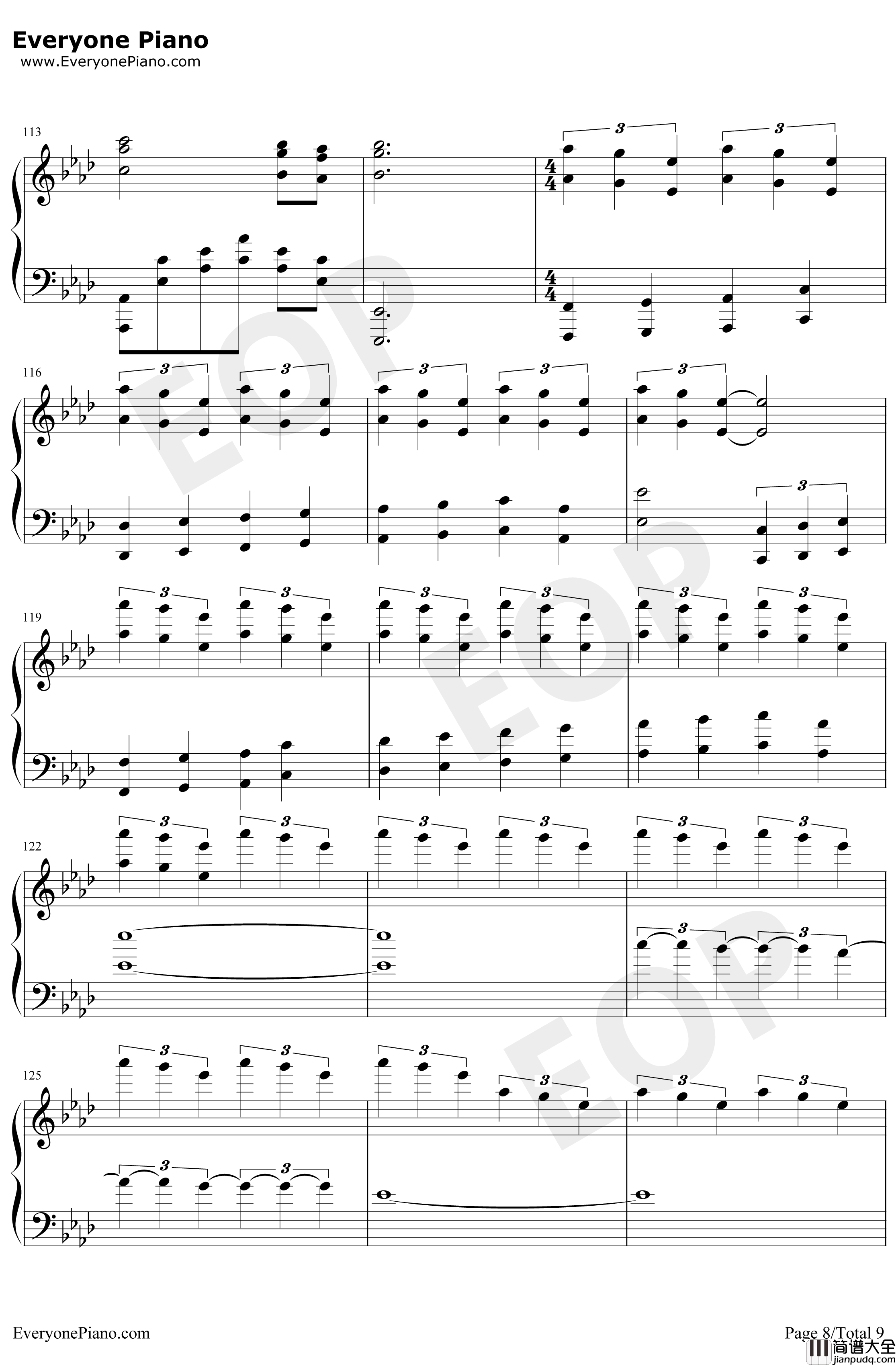 All_of_Me钢琴谱_马克西姆_我的一切_马克西姆