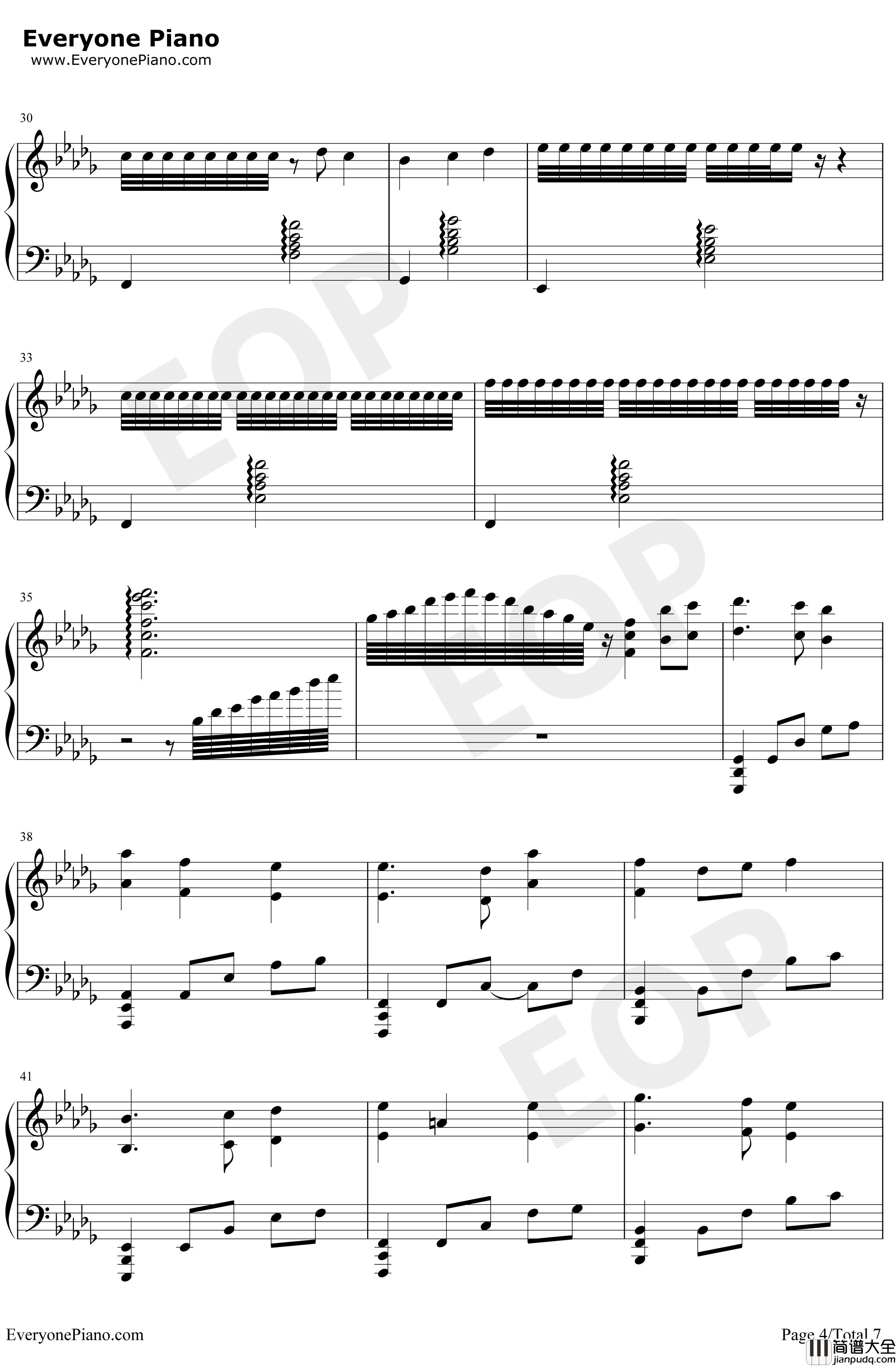 イザベラの唄钢琴谱_小畑貴裕_伊莎贝拉的摇篮曲_约定的梦幻岛OST