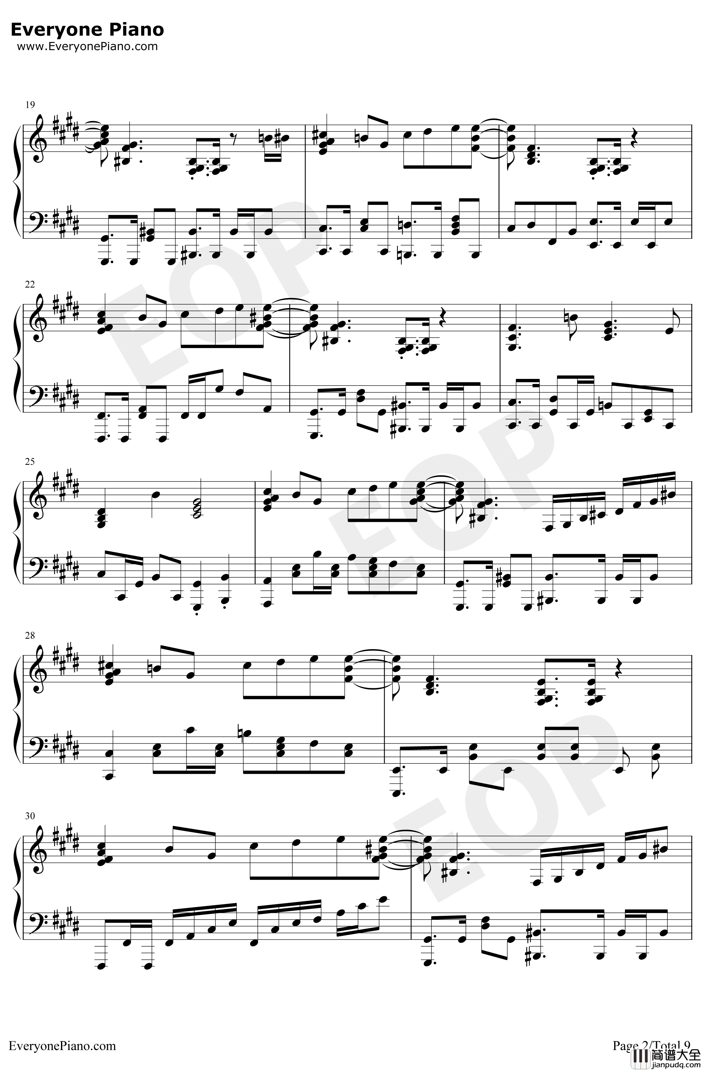 Lamp钢琴谱_CöshuNie_约定的梦幻岛ED2