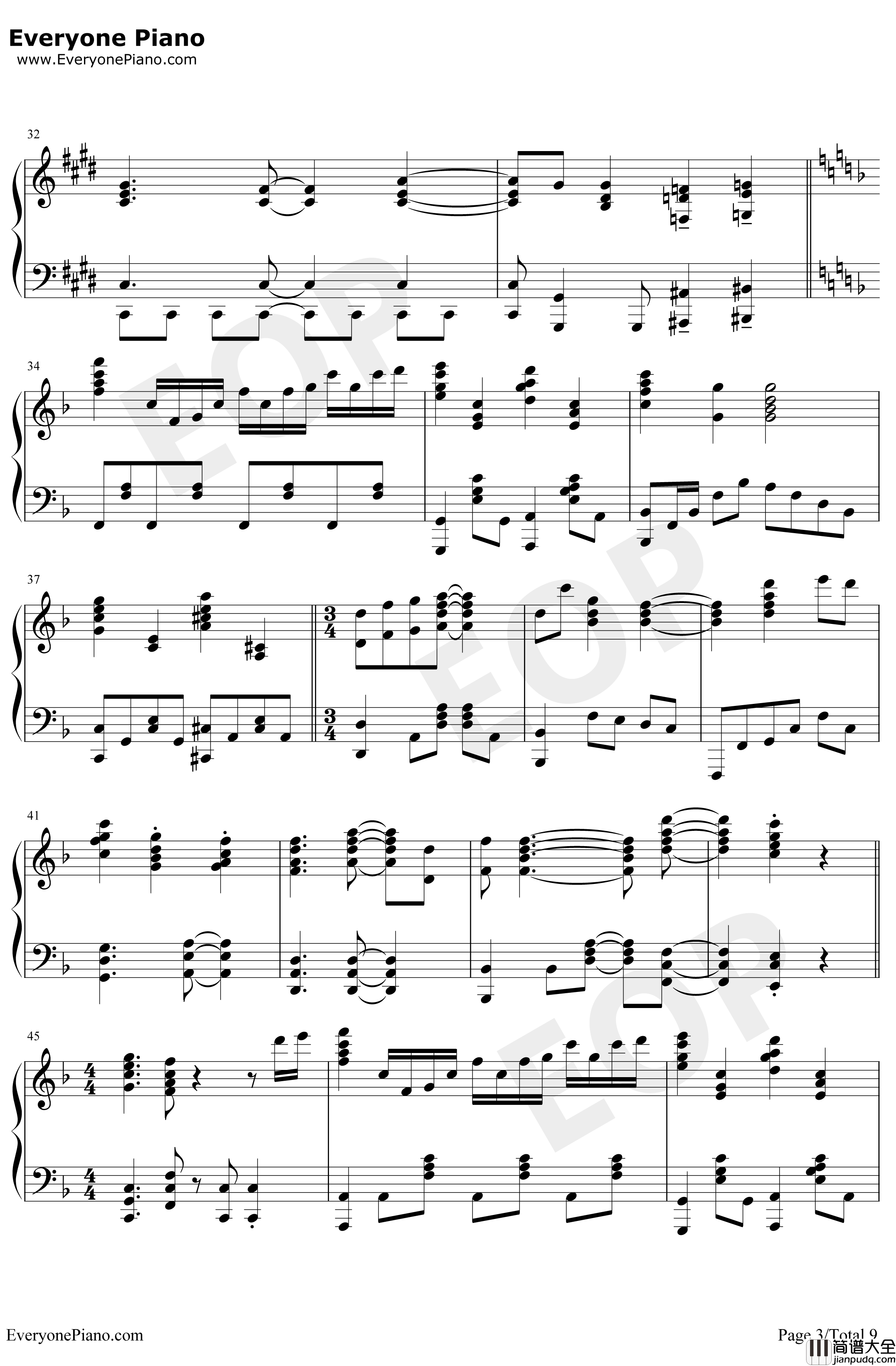 Lamp钢琴谱_CöshuNie_约定的梦幻岛ED2