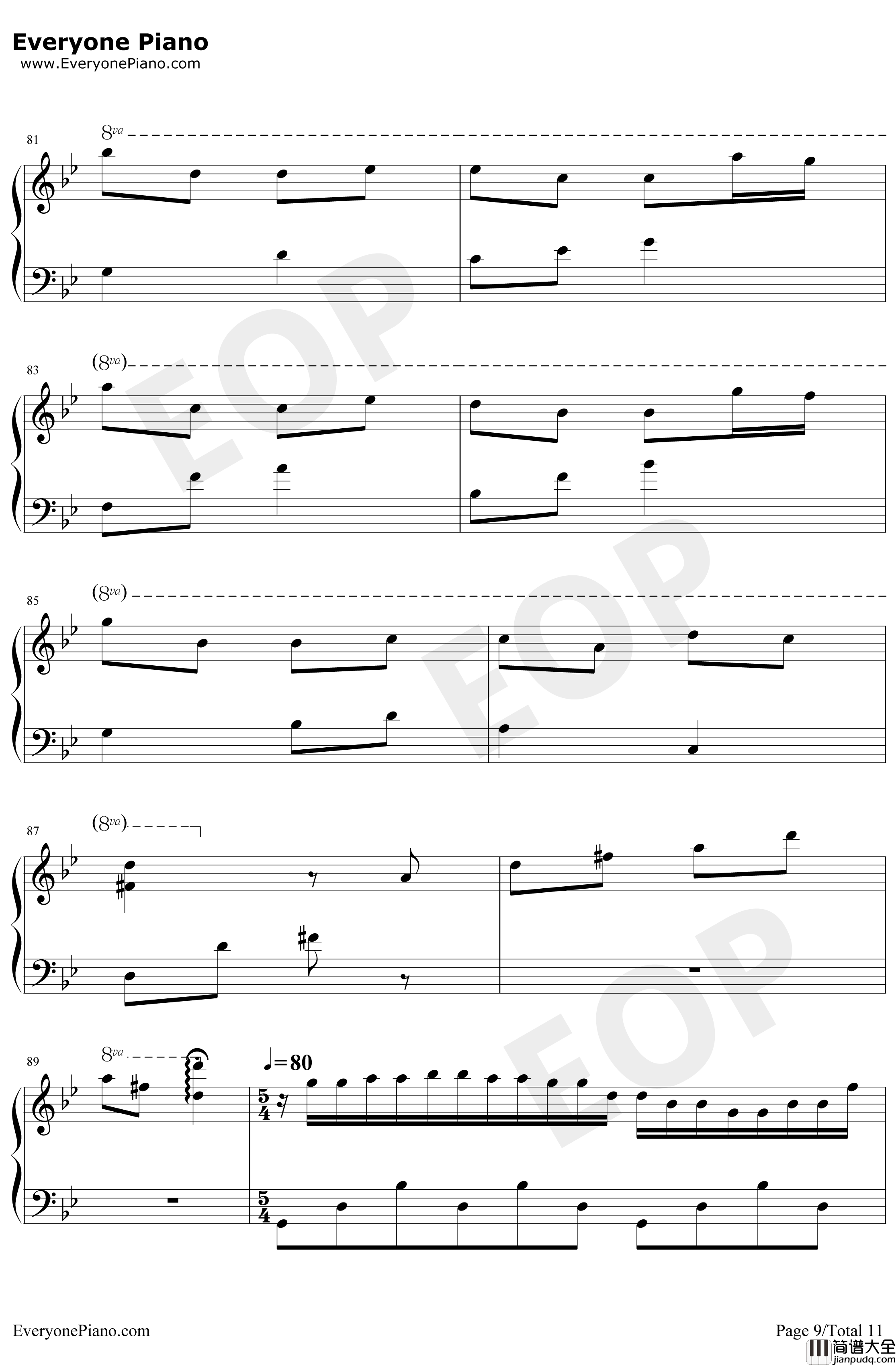 梦中的婚礼钢琴谱_理查德·克莱德曼_梦幻改编版