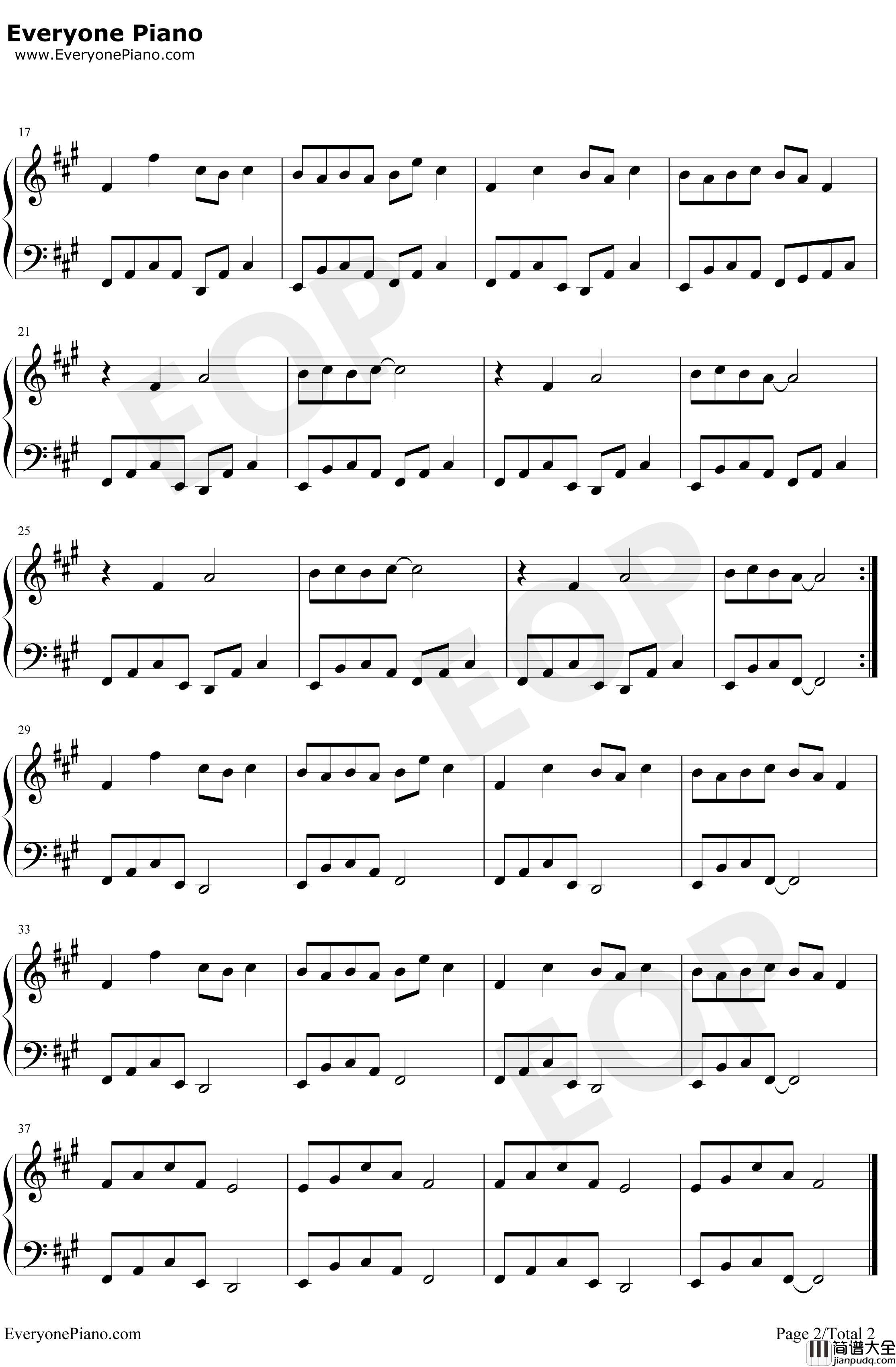 归去来兮钢琴谱_花粥_此去必经年荒野寒暑换红颜_抖音热歌