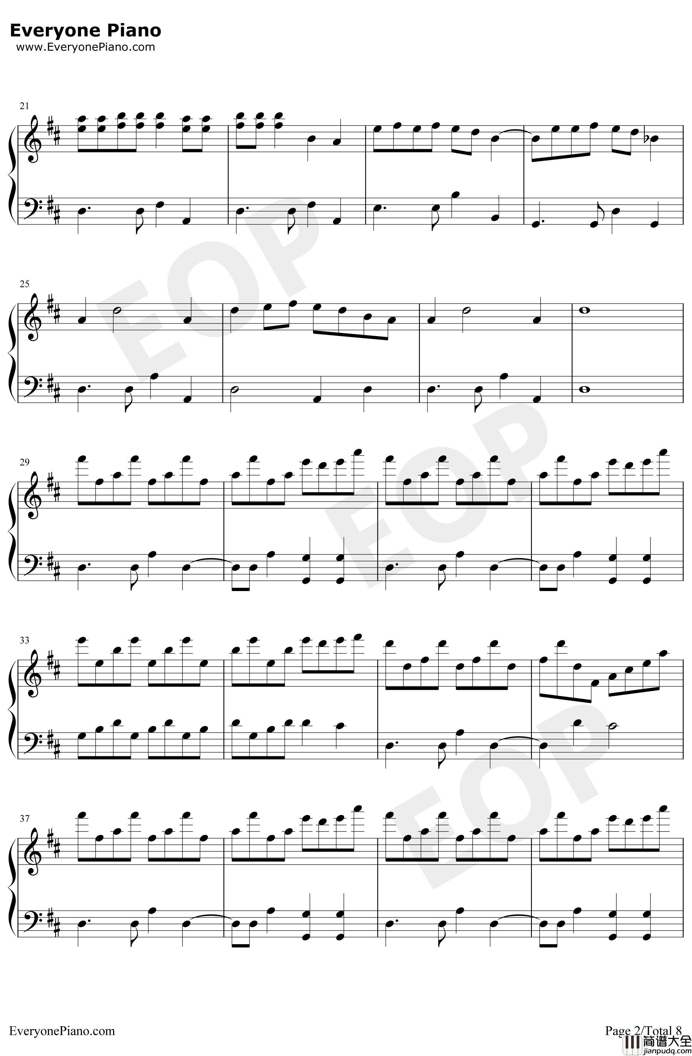 中国狂想曲钢琴谱_马克西姆