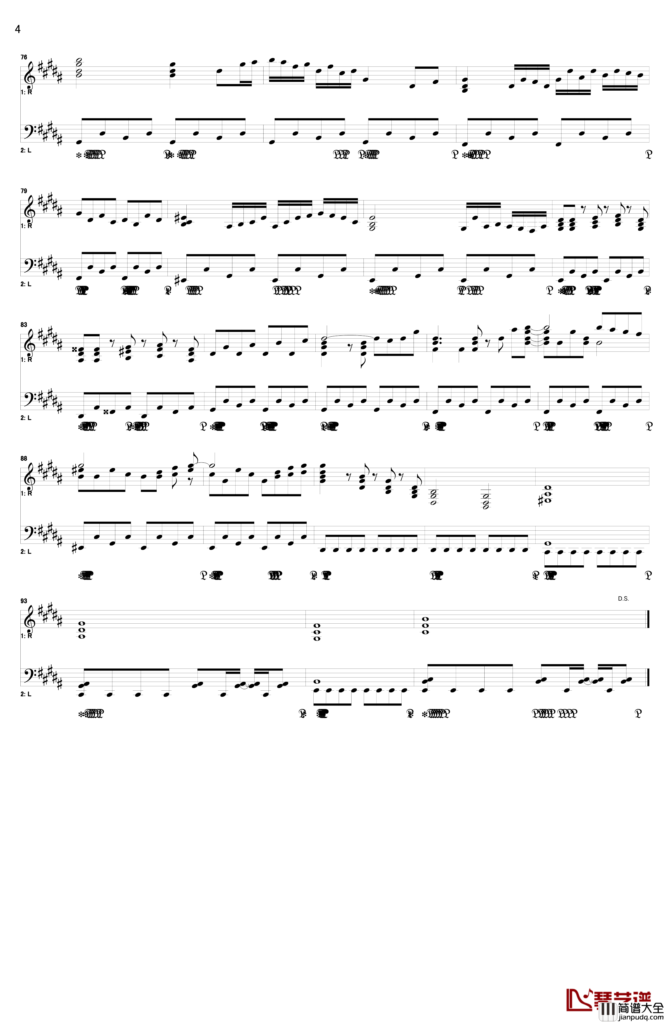 Fall_of_Fall_~_秋意渐浓之瀑钢琴谱_东方风神录_东方project