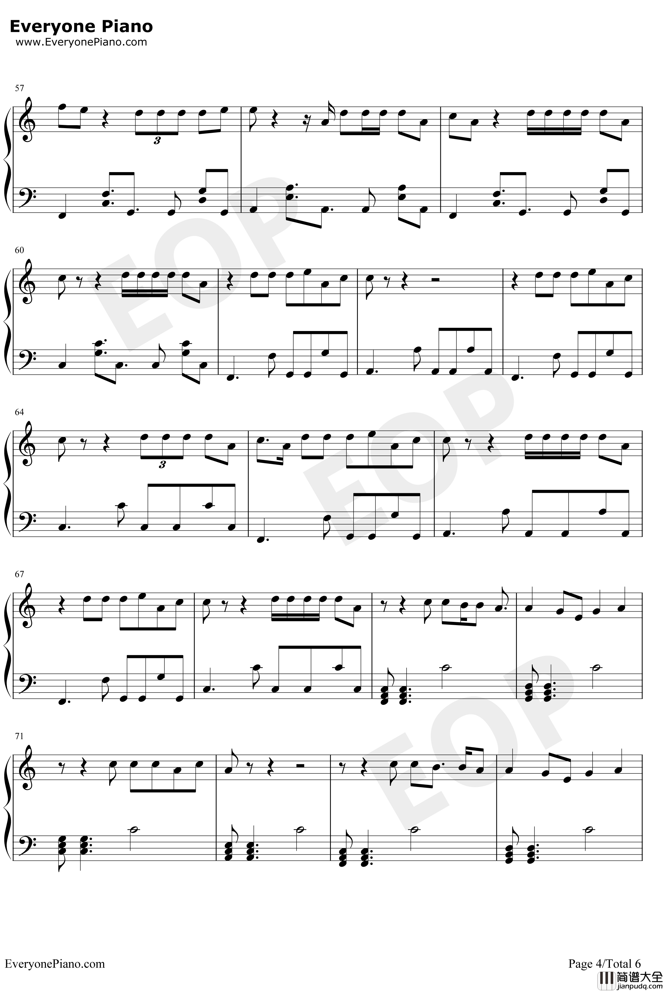 Middle_Finger钢琴谱_PhoebeRyanQuinnXCII