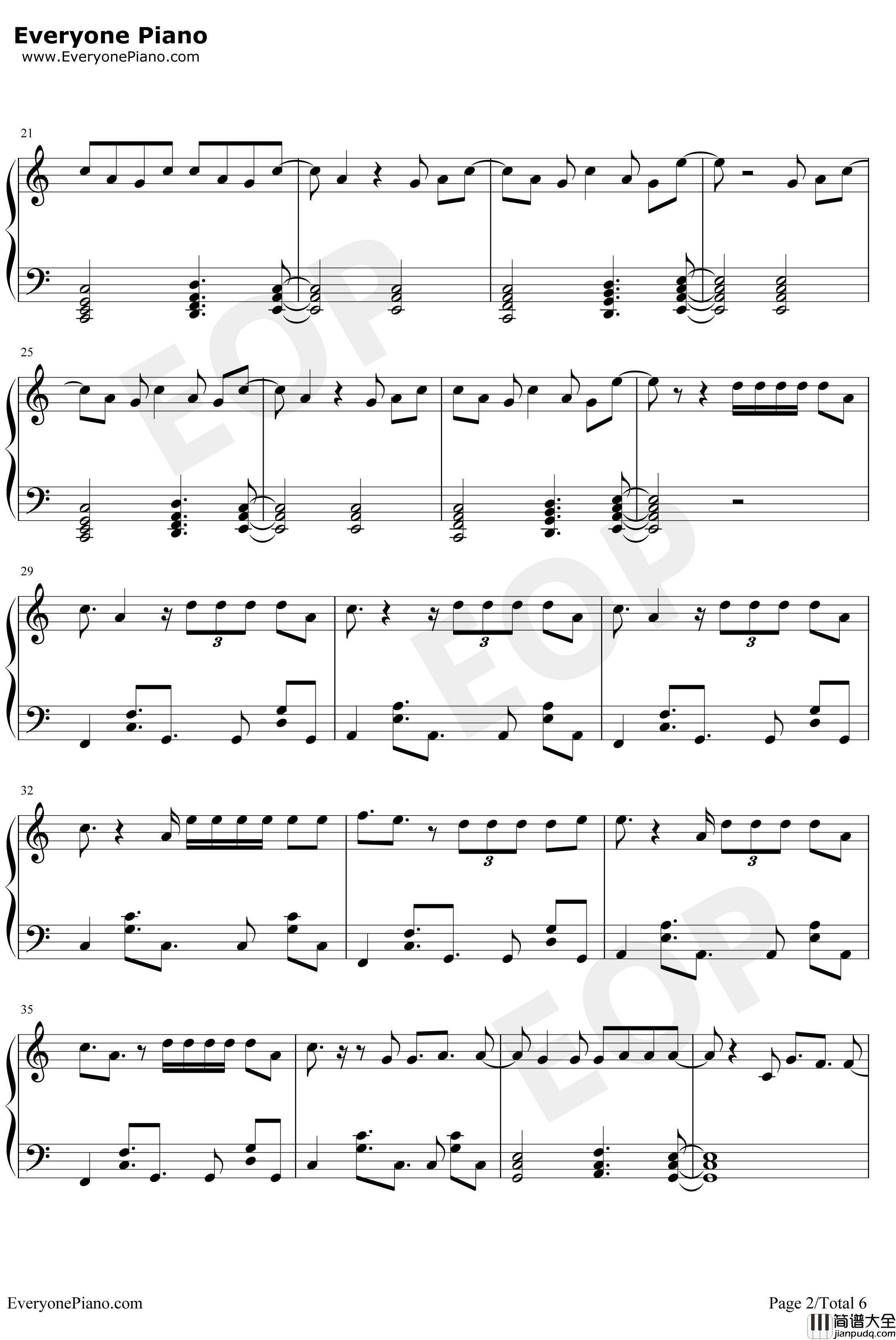 Middle_Finger钢琴谱_PhoebeRyanQuinnXCII