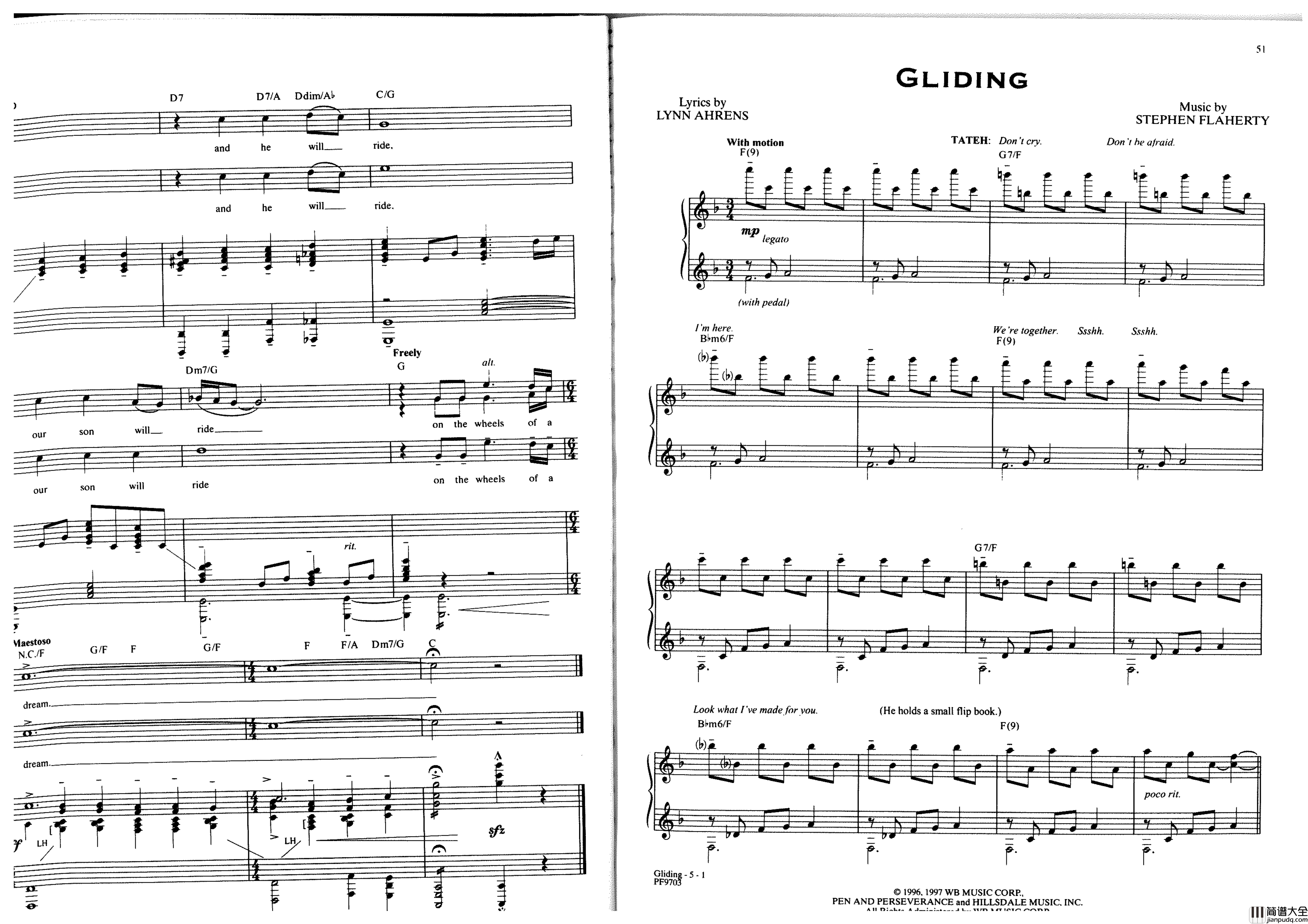 Ragtime全集钢琴谱_Stephen_Flaherty