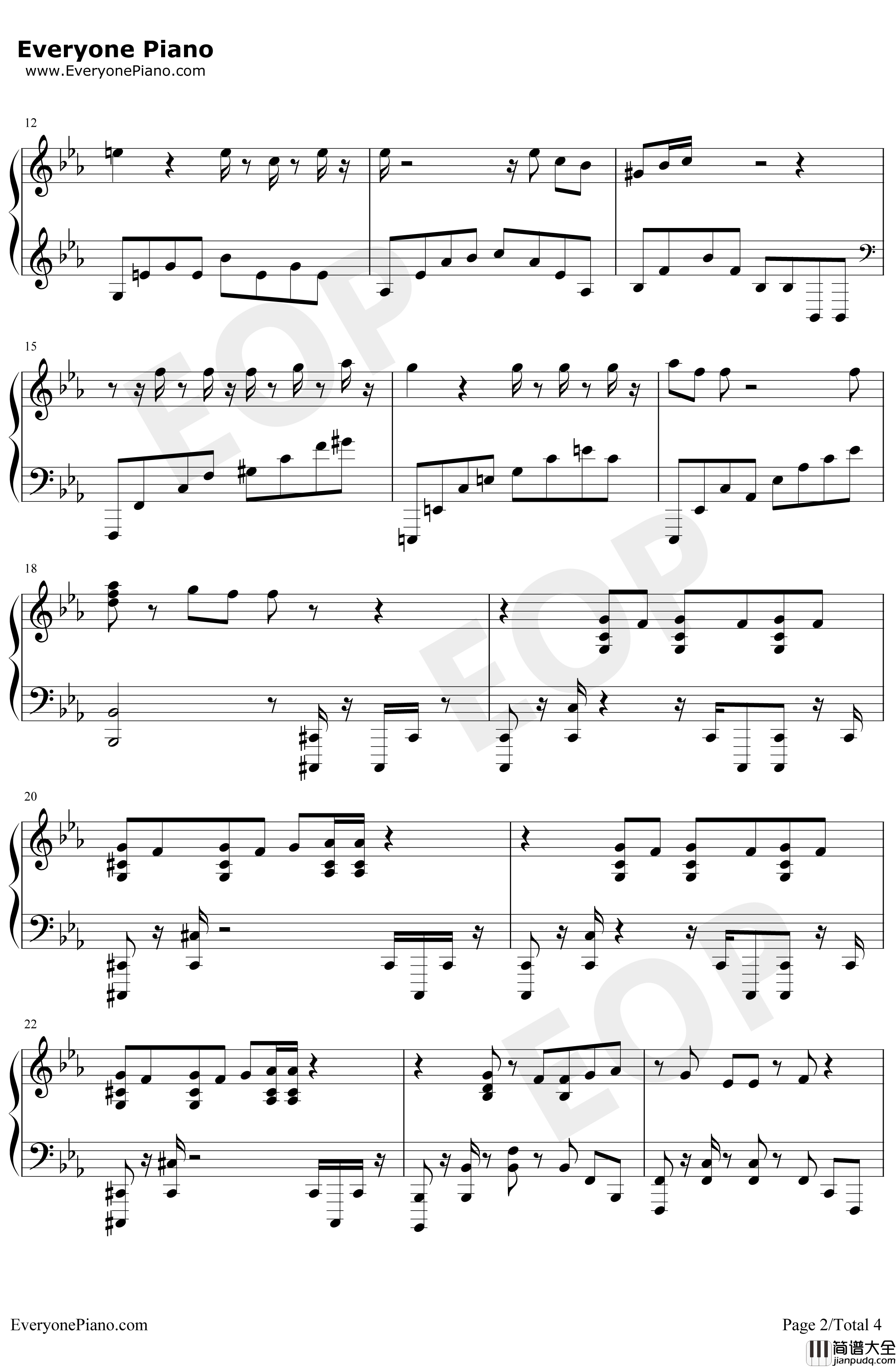 ENAMEL钢琴谱_SID_黑执事BookofCircusOP