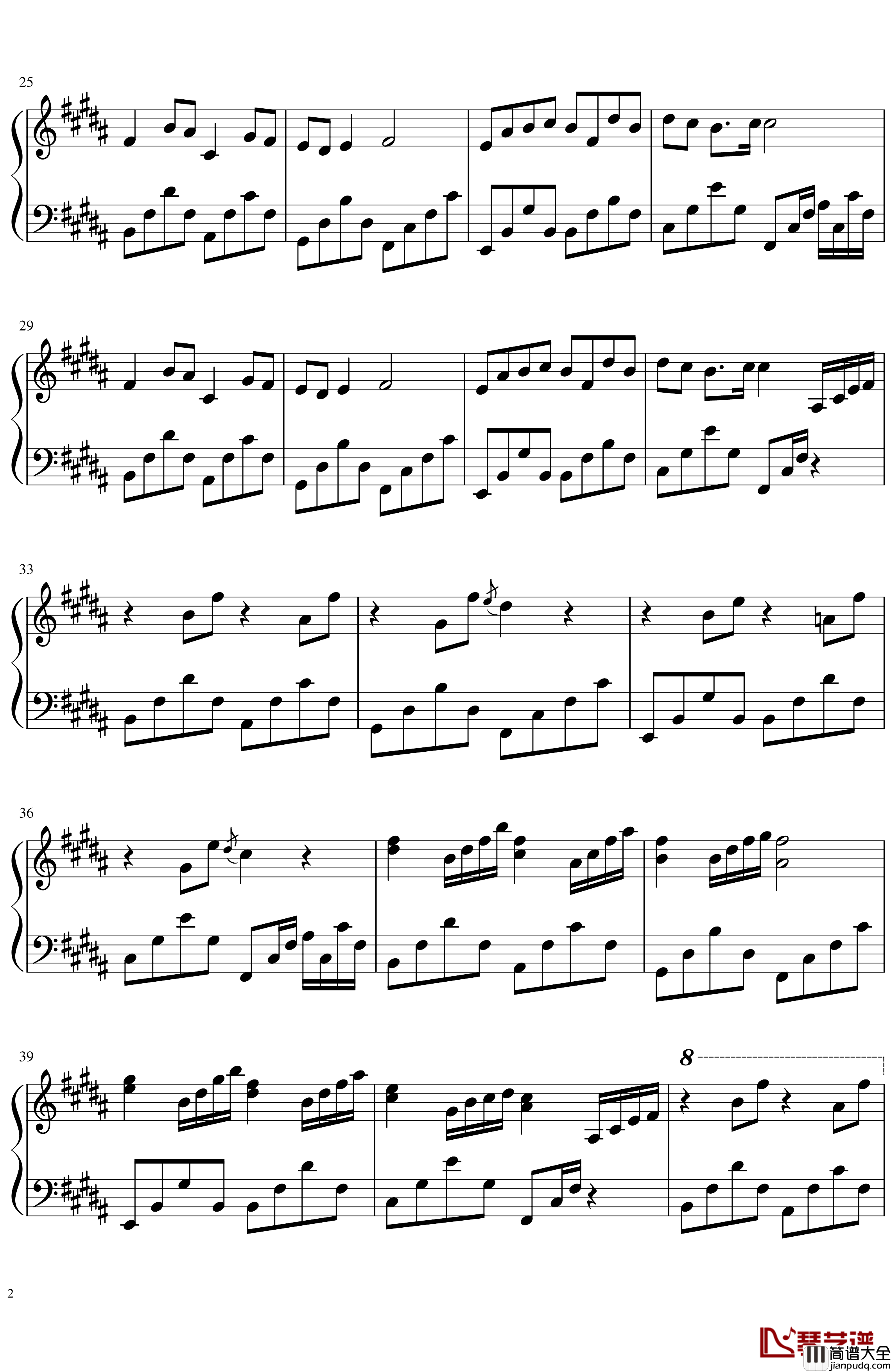 温暖的诗篇钢琴谱_Warm_Poems_吕恒