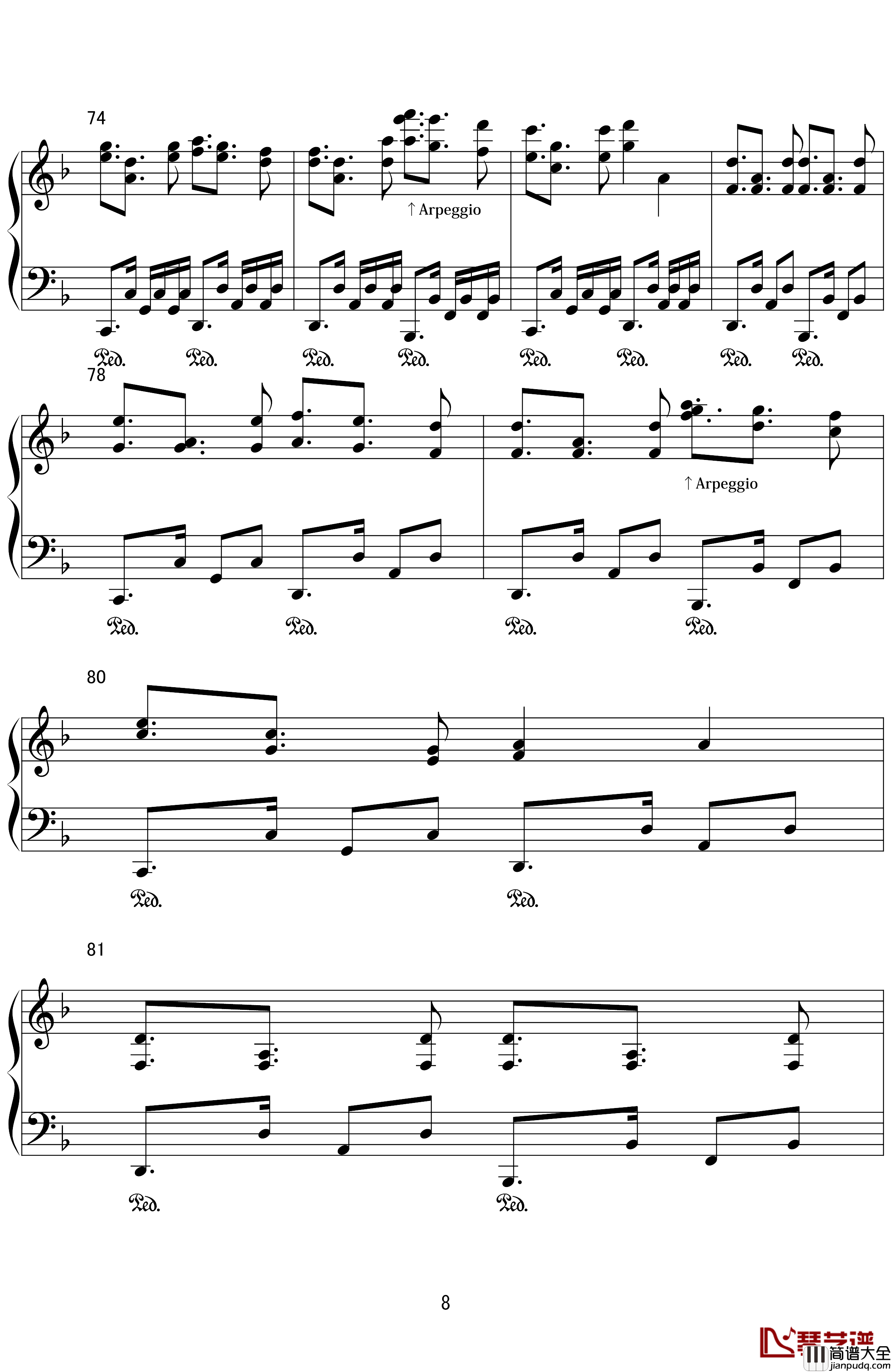 特洛伊群的密林钢琴谱_东方project