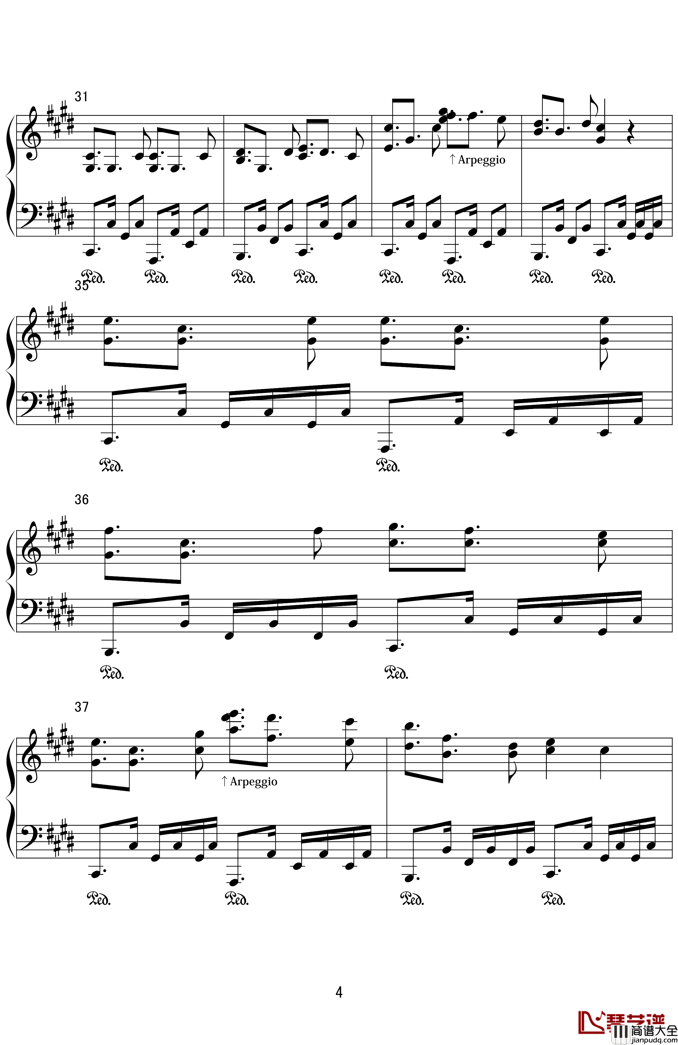 特洛伊群的密林钢琴谱_东方project