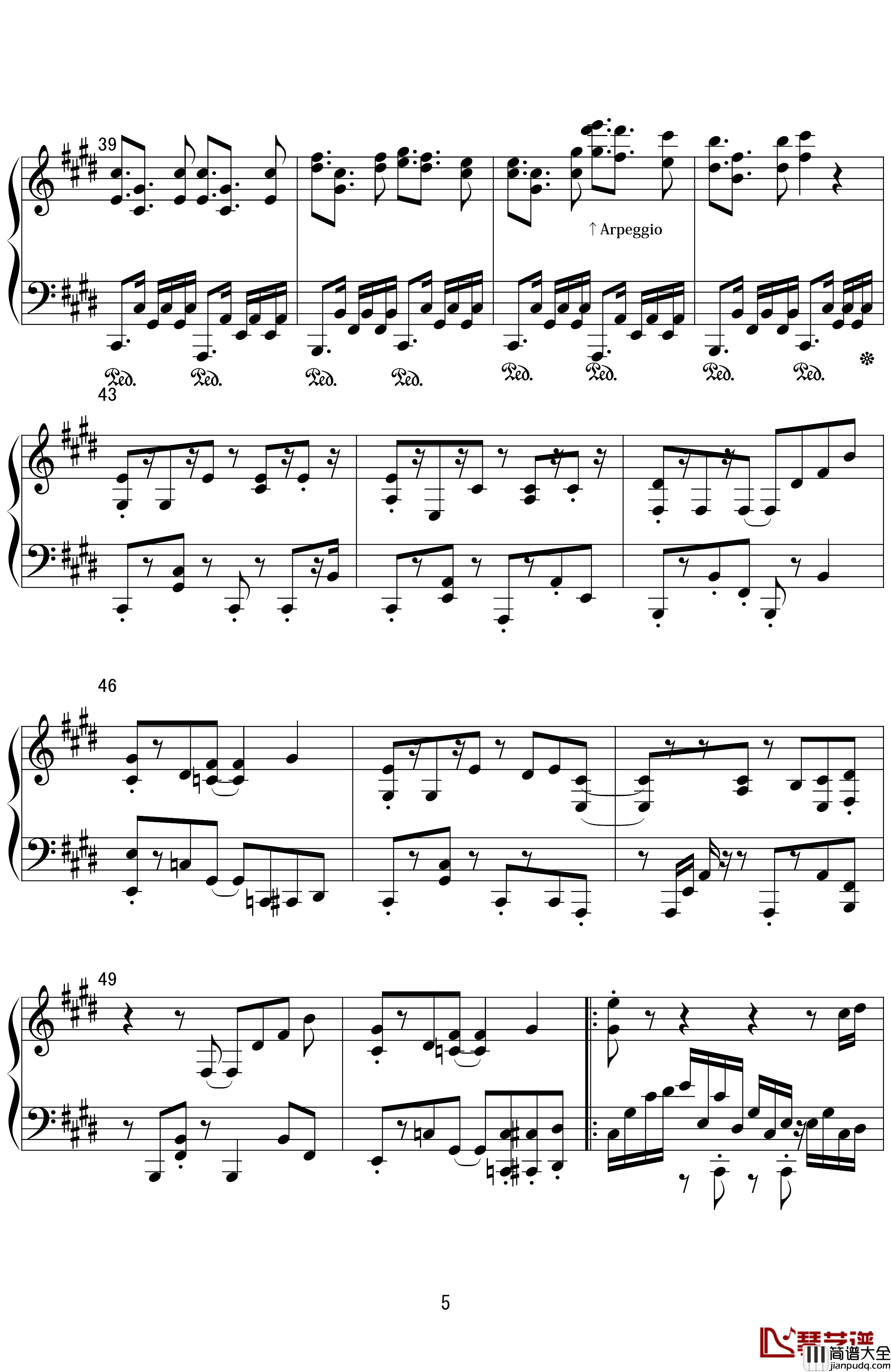 特洛伊群的密林钢琴谱_东方project