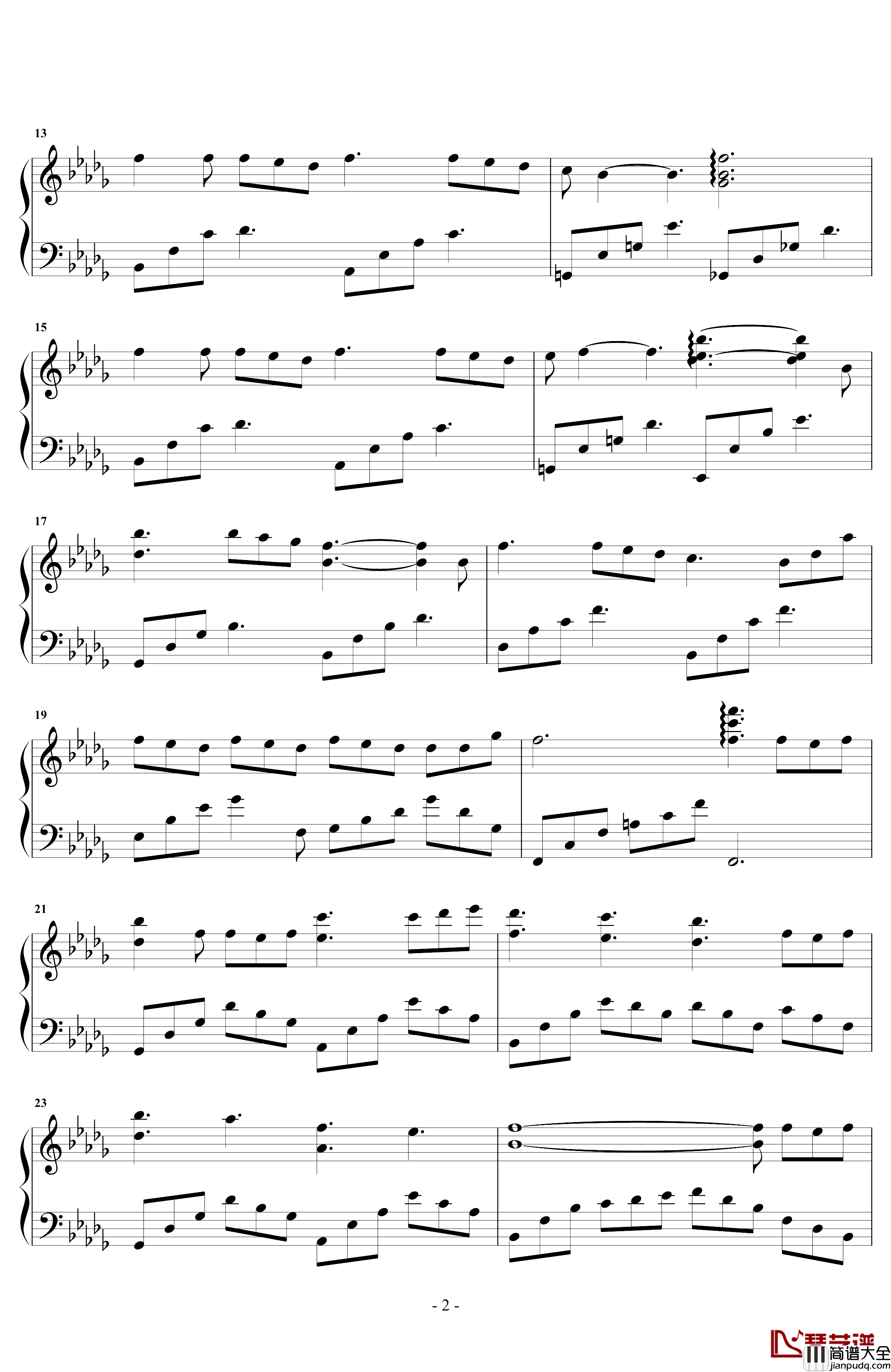 缘起钢琴谱_周深