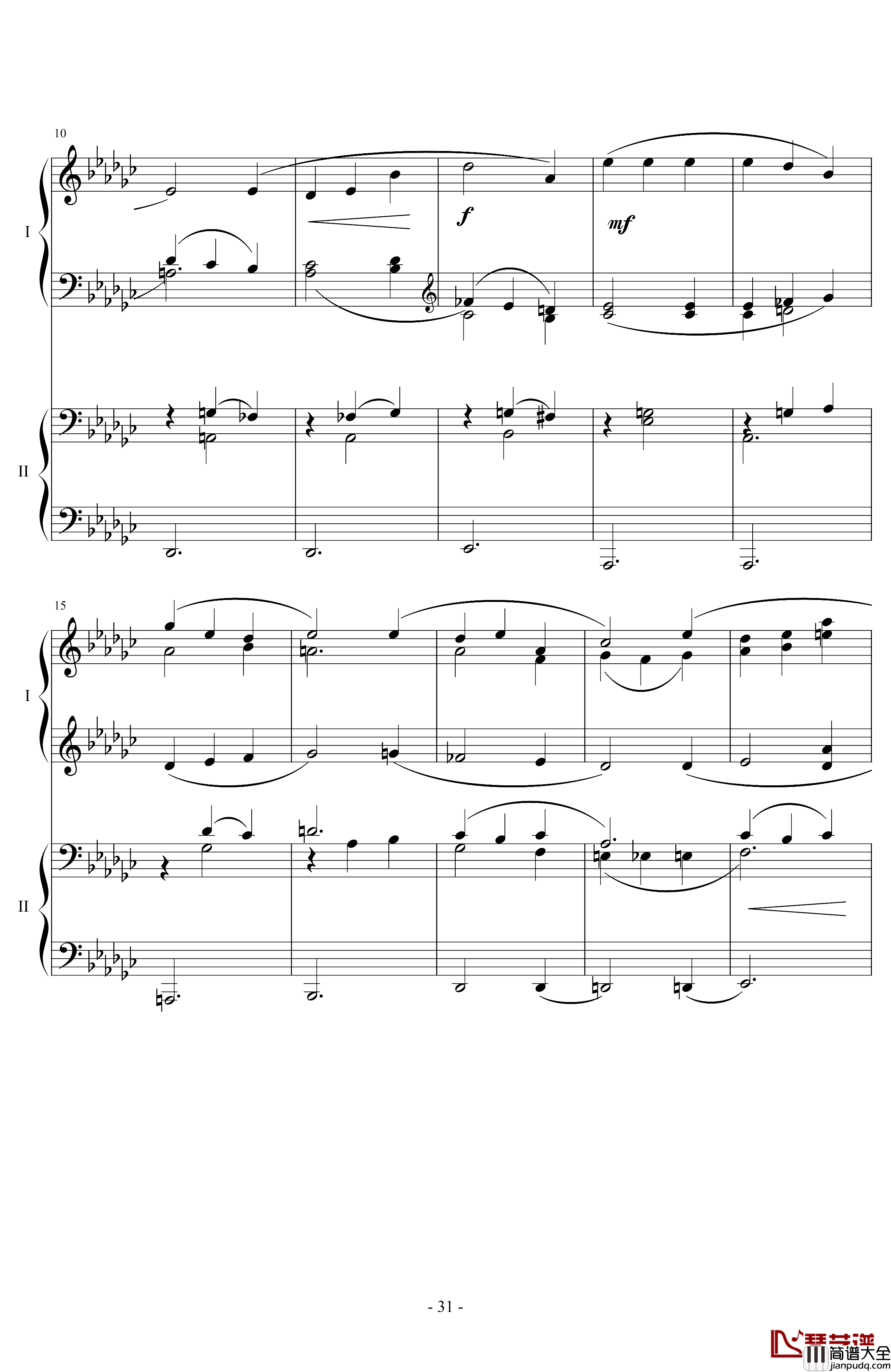 仙境花园钢琴谱_榕剑