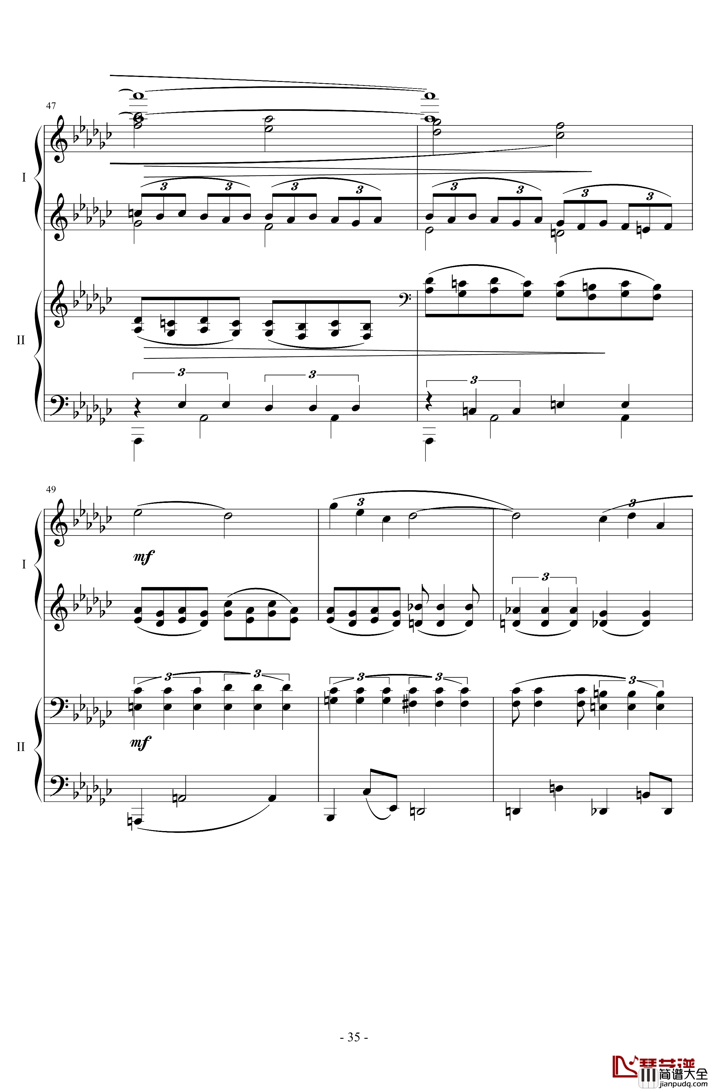 仙境花园钢琴谱_榕剑