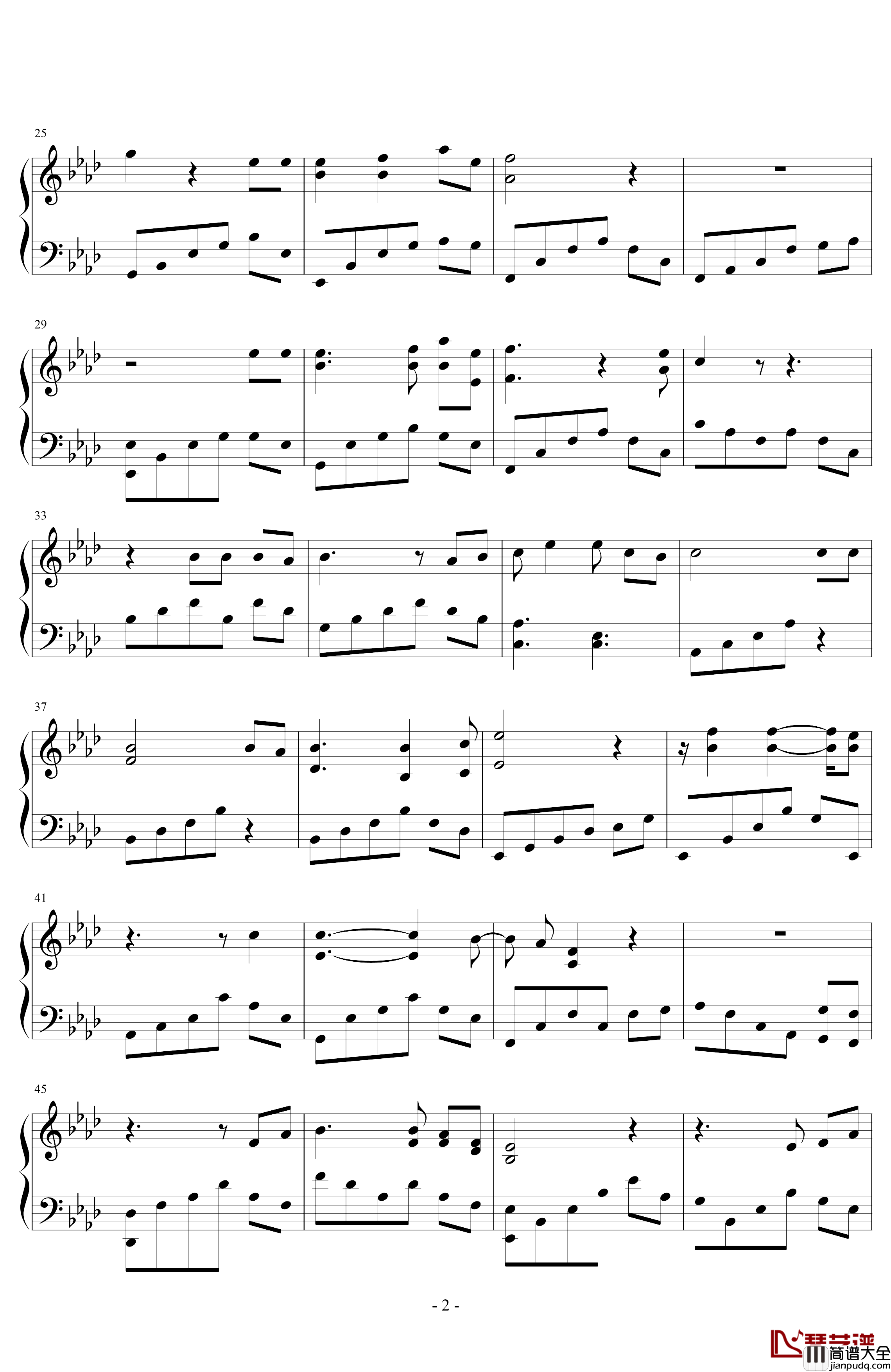 孤身走我路钢琴谱_This_is_my_trial_梅艳芳