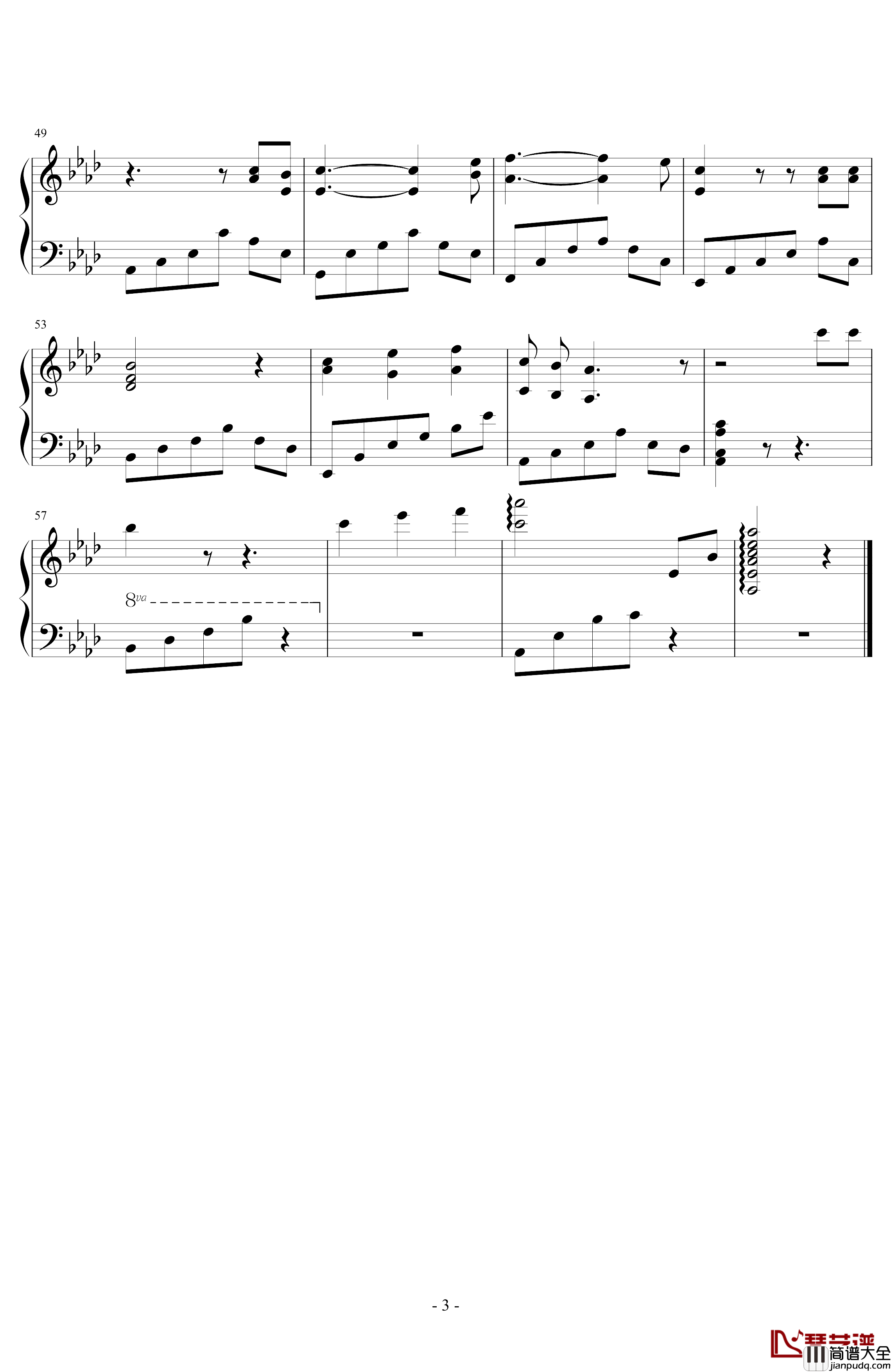 孤身走我路钢琴谱_This_is_my_trial_梅艳芳