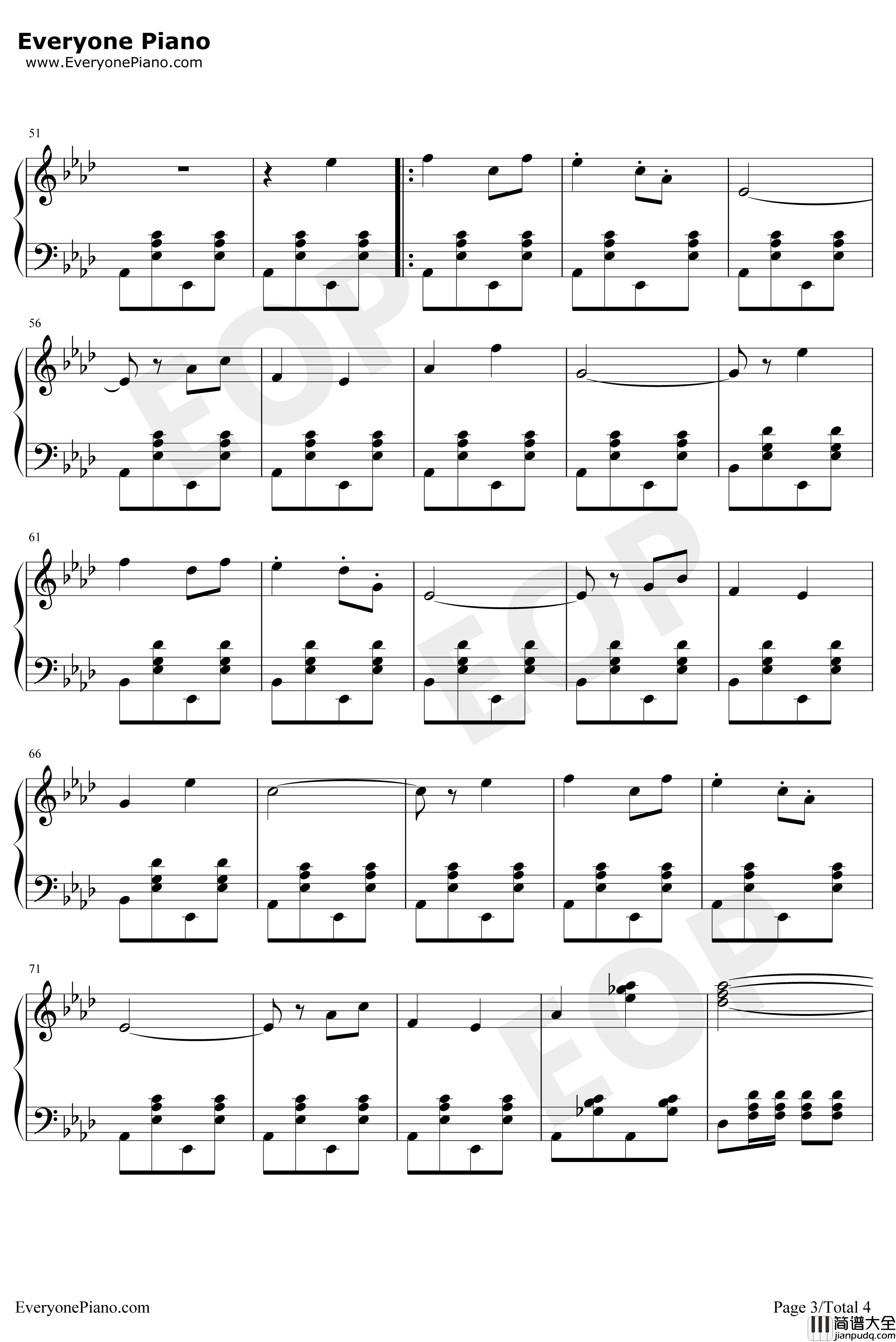 双头鹰进行曲钢琴谱_瓦格纳