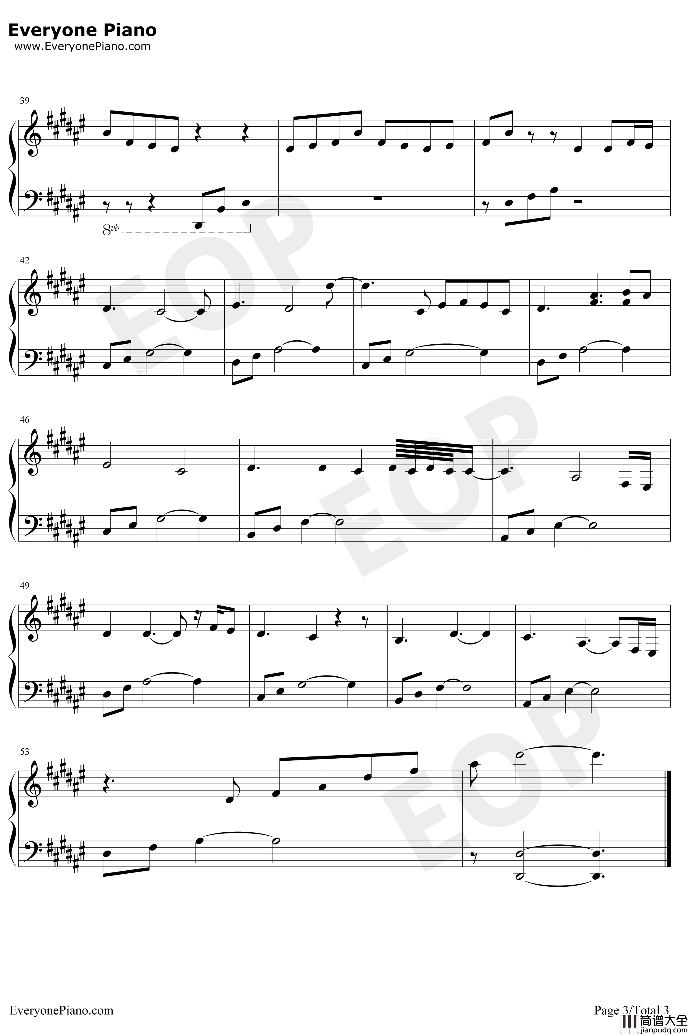 The_Beginning钢琴谱_RyanArcand_RyanArcand_加拿大流浪汉钢琴曲