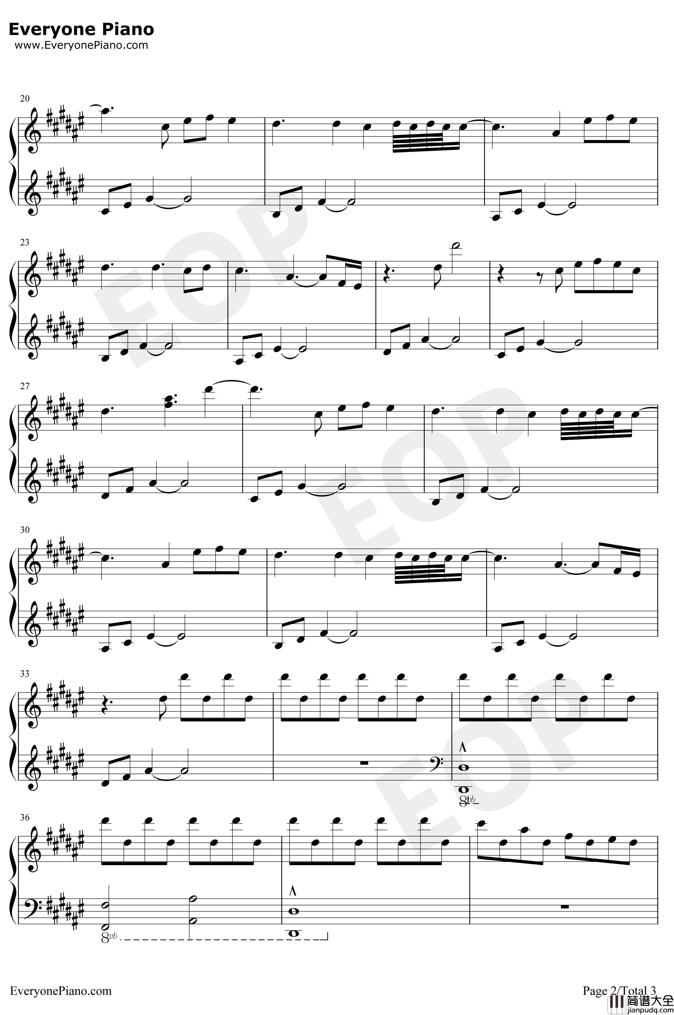 The_Beginning钢琴谱_RyanArcand_RyanArcand_加拿大流浪汉钢琴曲