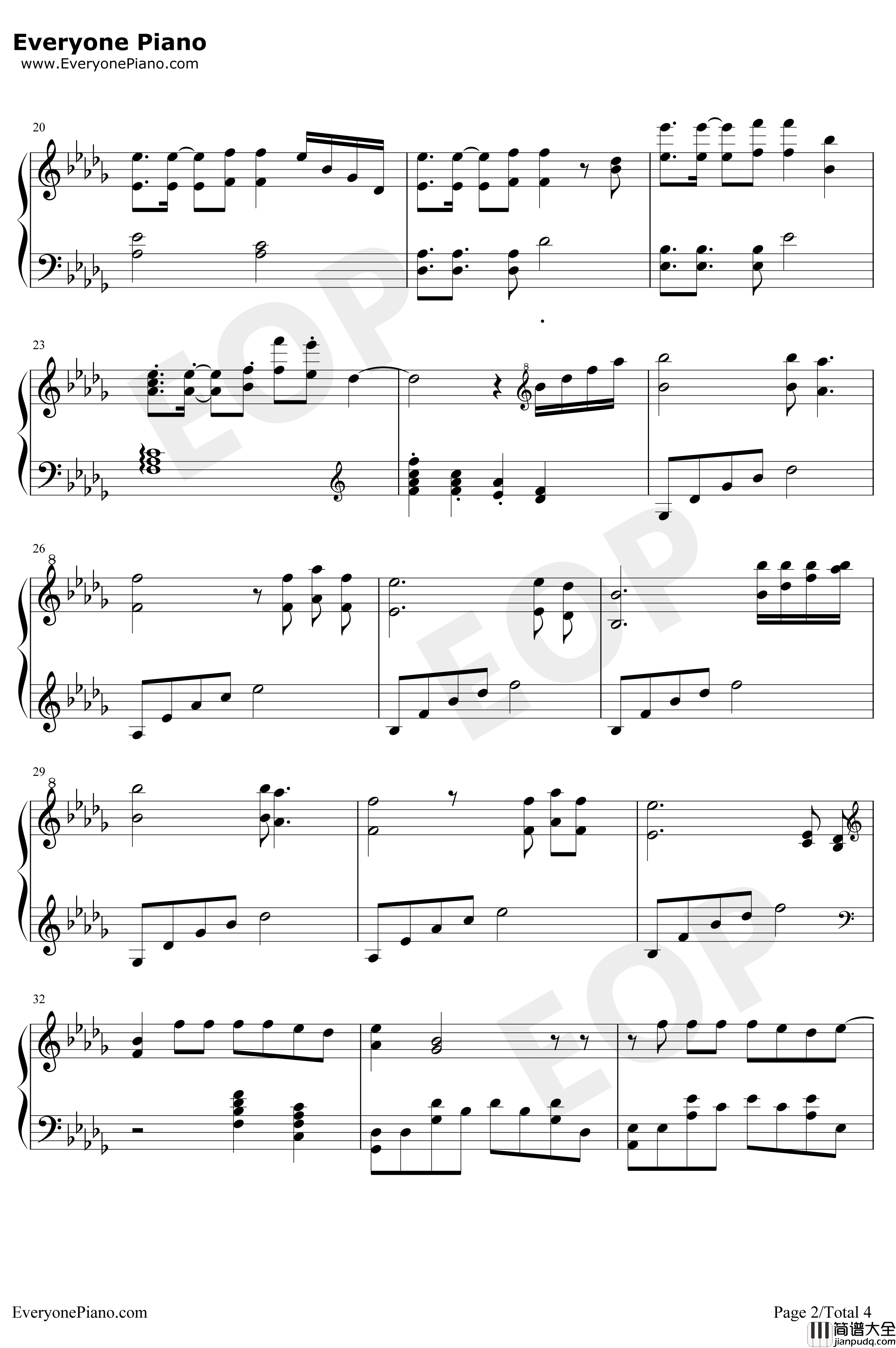 SaveMe钢琴谱_防弹少年团