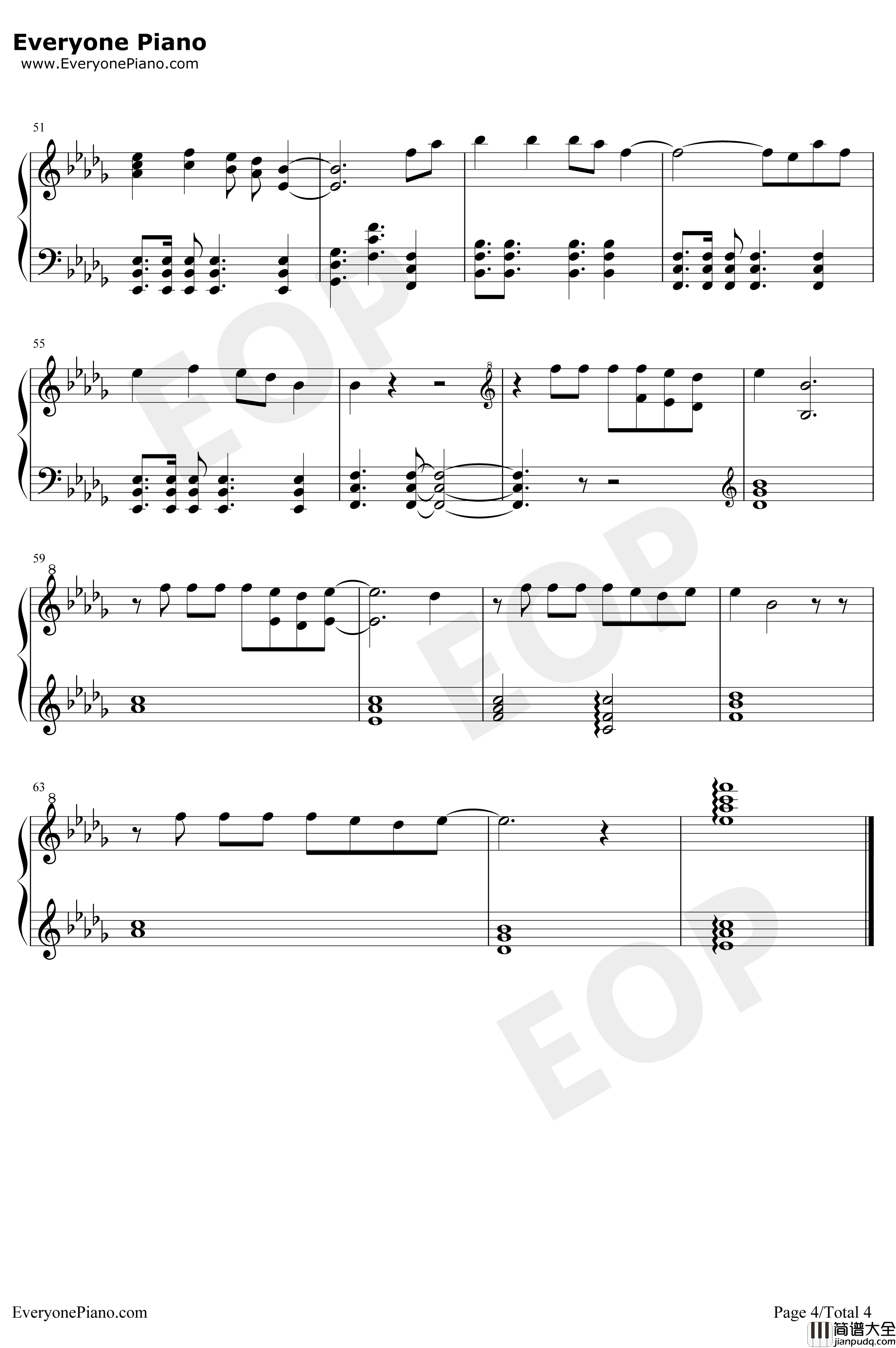 SaveMe钢琴谱_防弹少年团