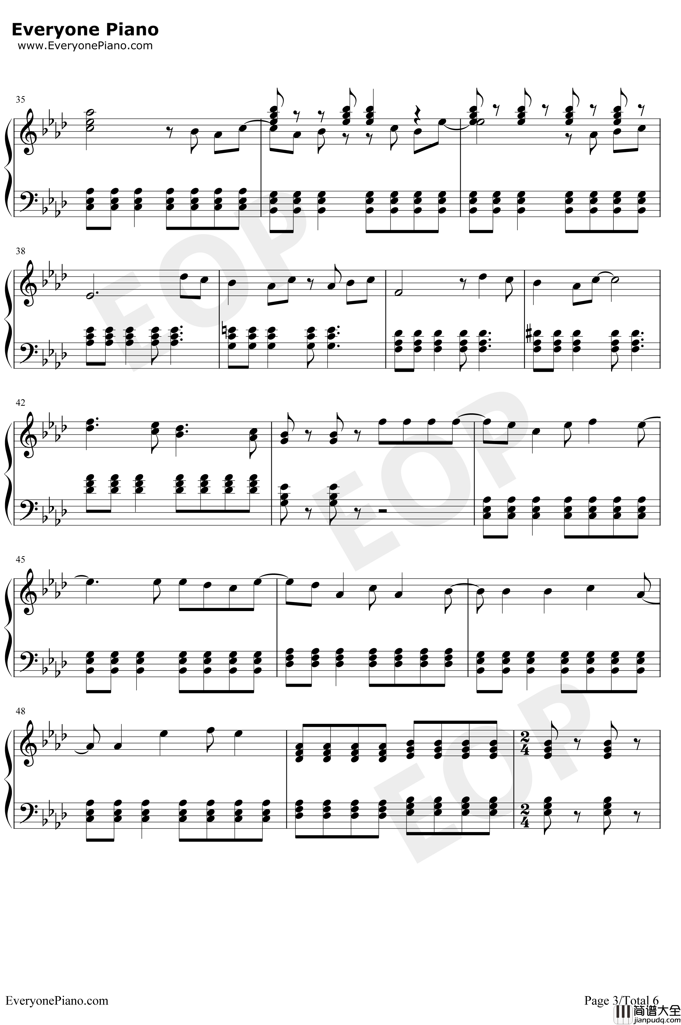 Hooked_on_aFeeling钢琴谱_BlueSwede_银河护卫队OST