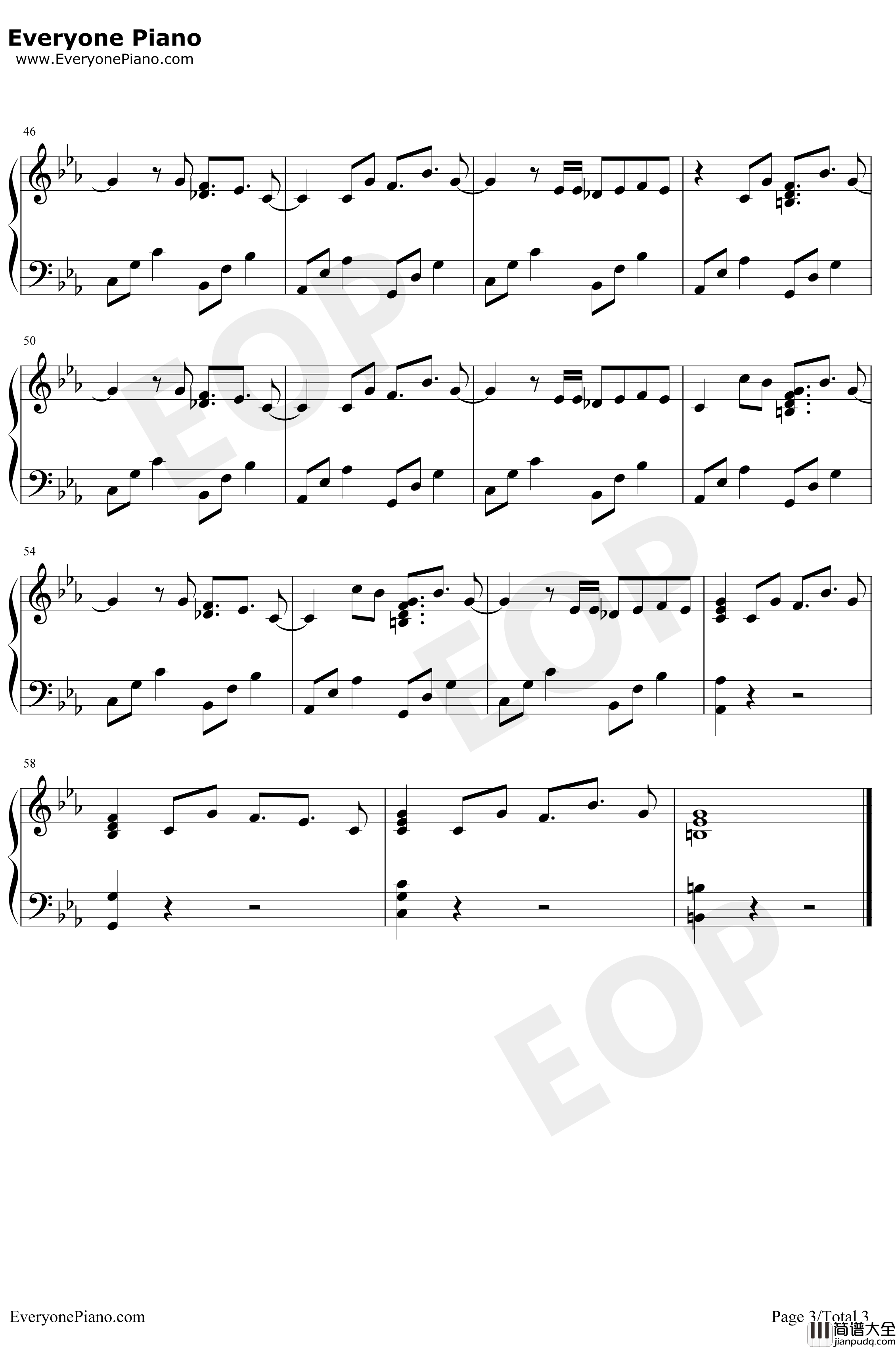 Stronger_Than_You钢琴谱_Estelle_史帝芬宇宙OST