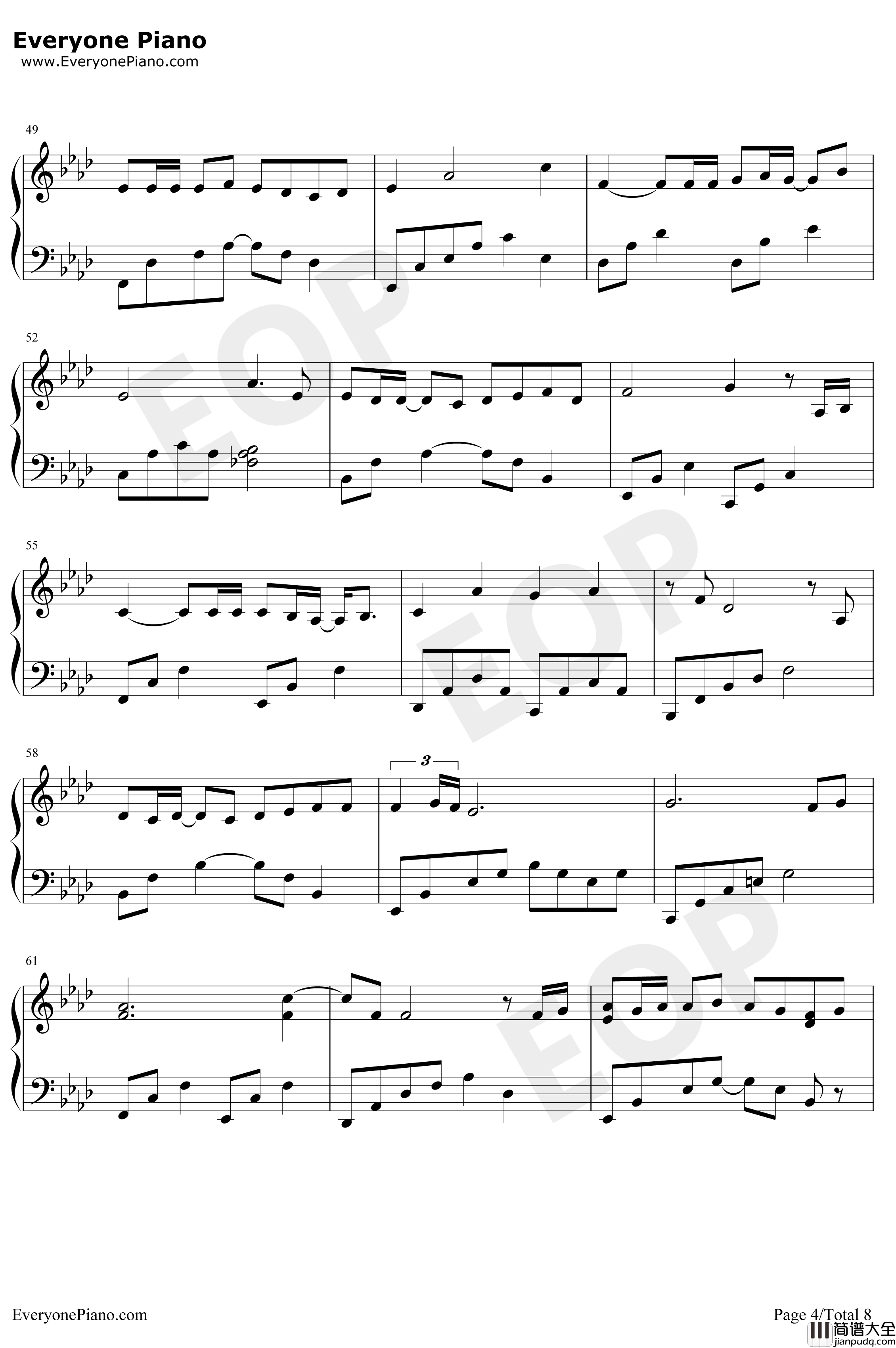 Moonlight_Destiny钢琴谱_りすこ、わかfromSTAR☆ANIS_月光下的命运_偶像活动OST