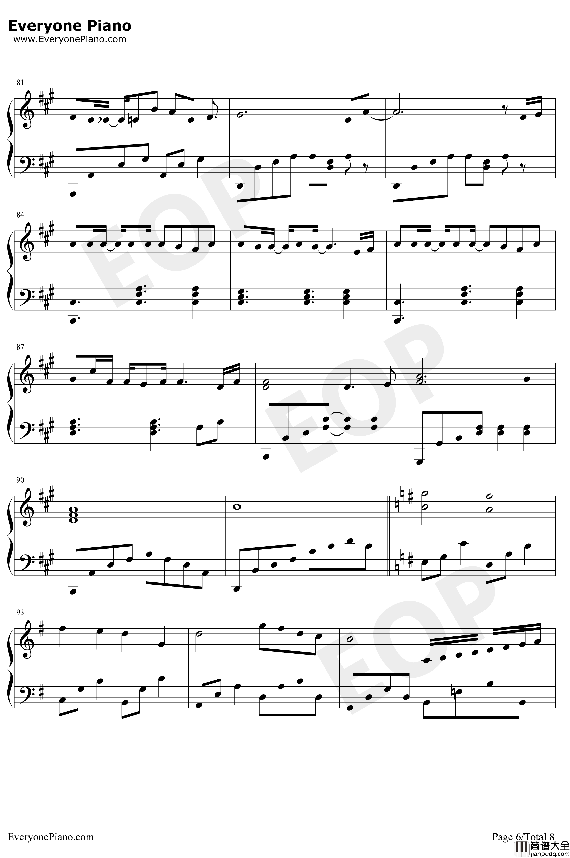 Moonlight_Destiny钢琴谱_りすこ、わかfromSTAR☆ANIS_月光下的命运_偶像活动OST