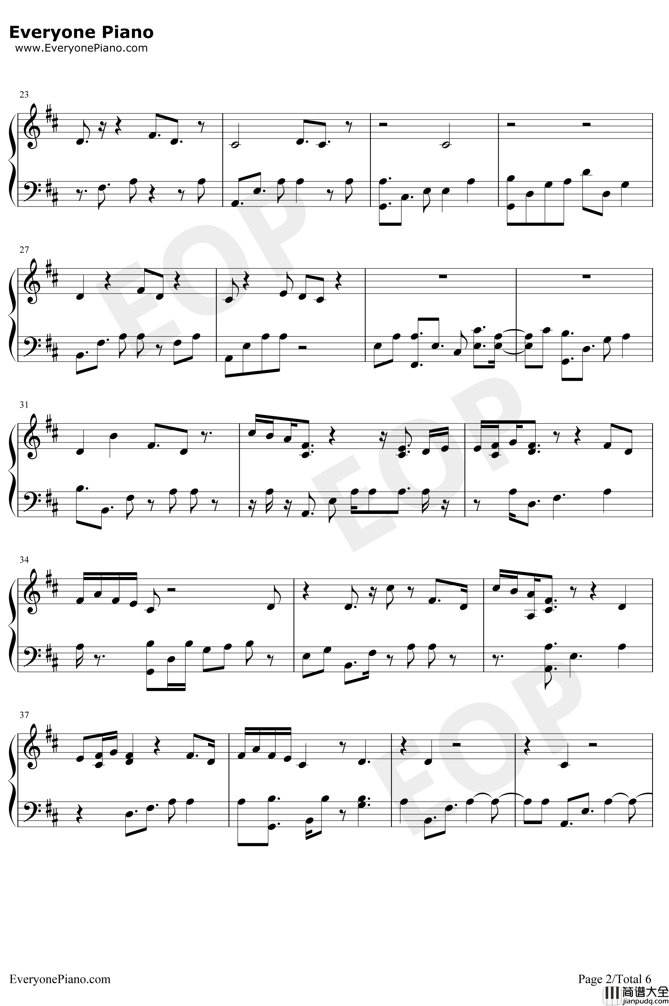 Solo钢琴谱_CleanBandit