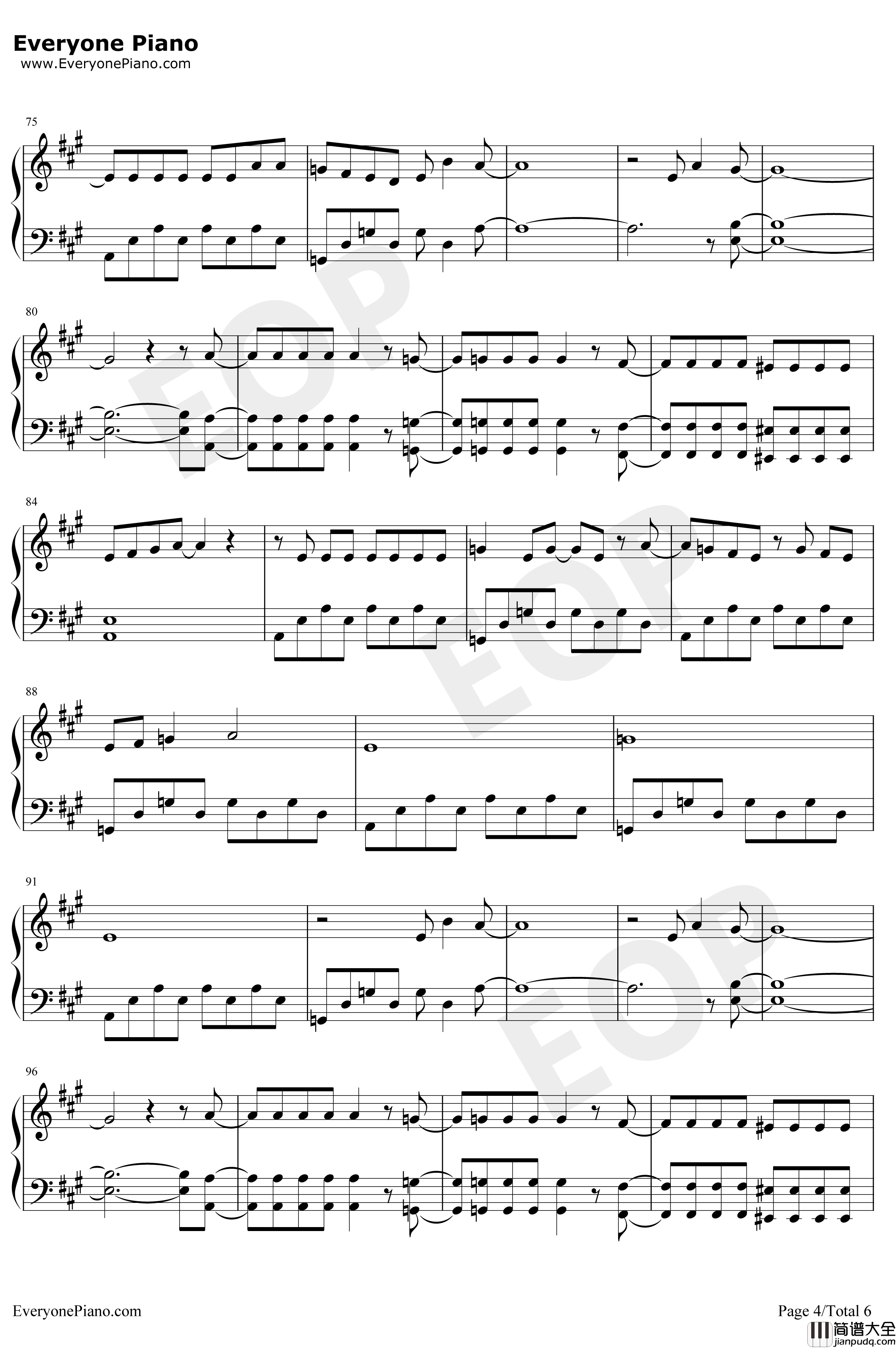 ミッション健・康・第・イチ钢琴谱_花澤香菜前野智昭小野大輔井上喜久子_工作细胞OP