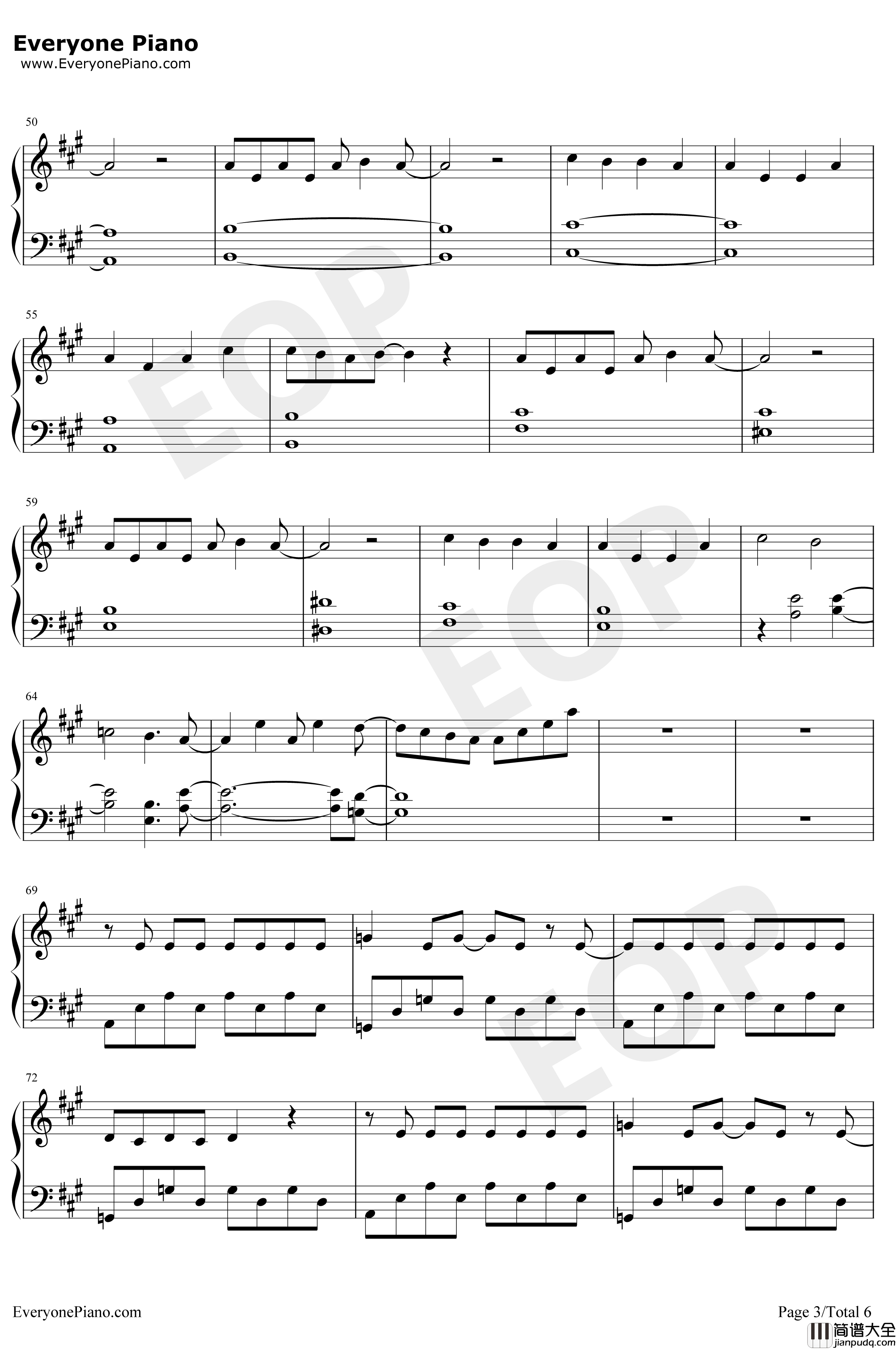 ミッション健・康・第・イチ钢琴谱_花澤香菜前野智昭小野大輔井上喜久子_工作细胞OP