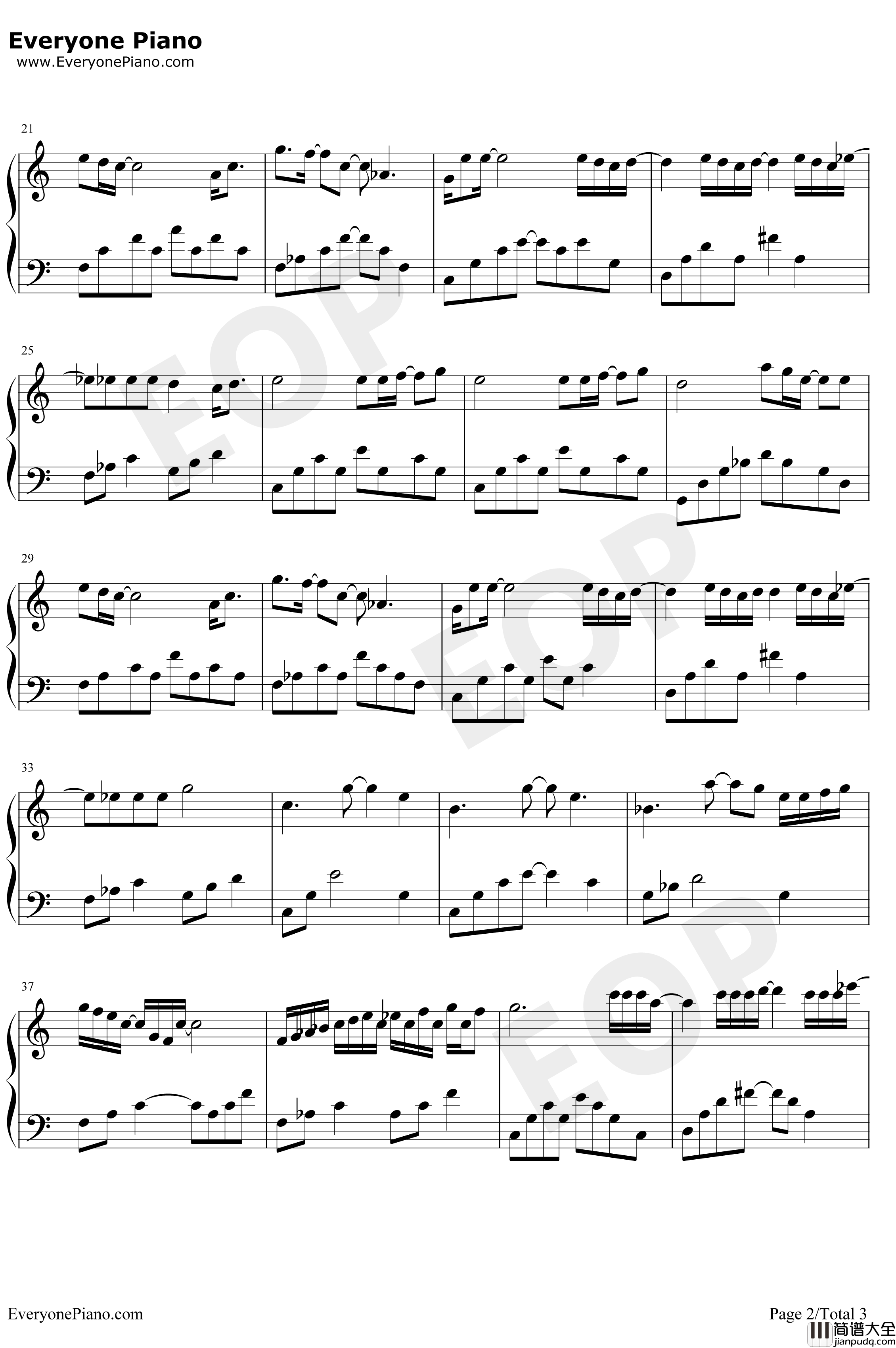 别让我走远钢琴谱_林宥嘉_我们与恶的距离主题曲