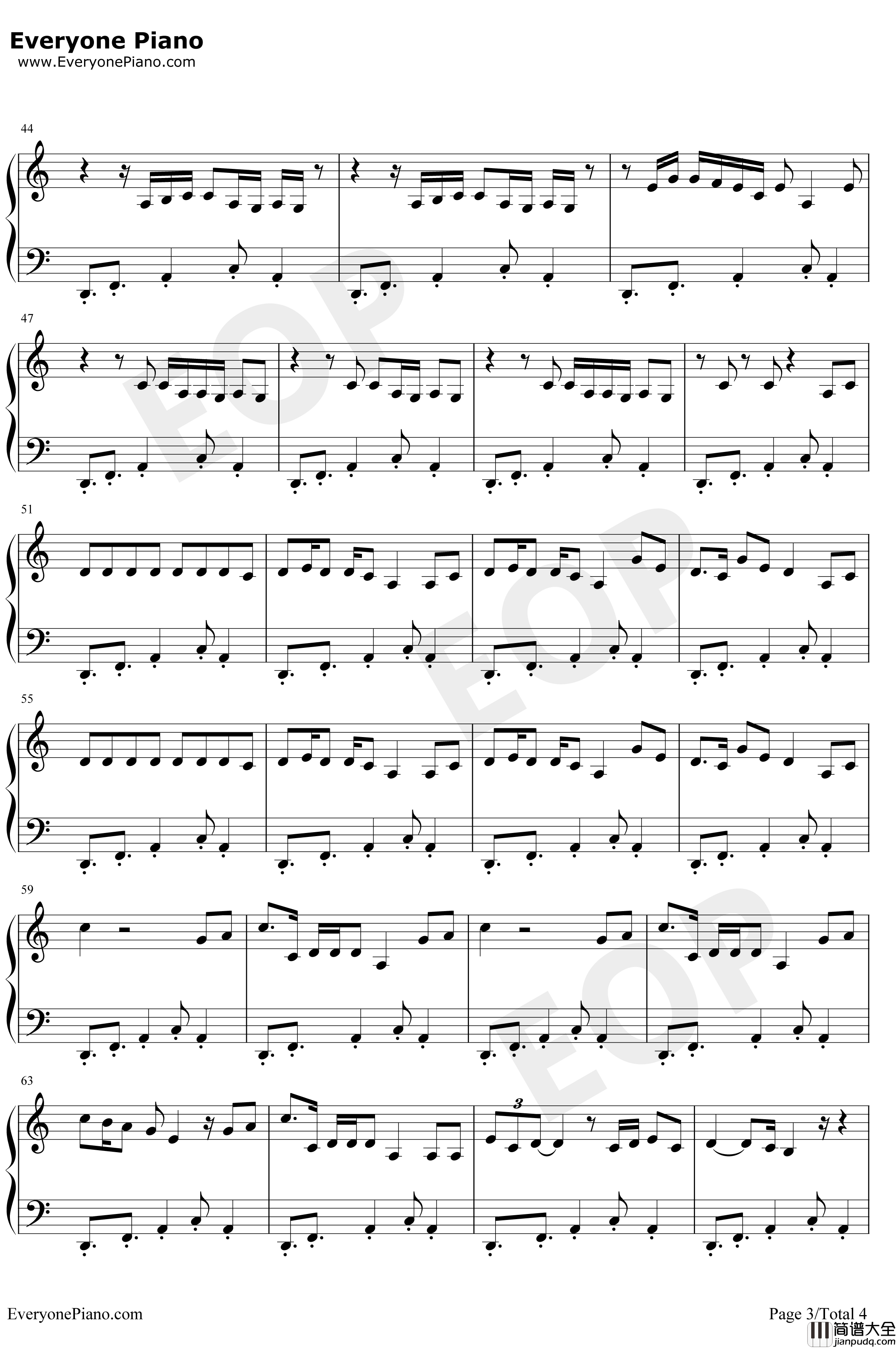 Almost_Love钢琴谱_SabrinaCarpenter