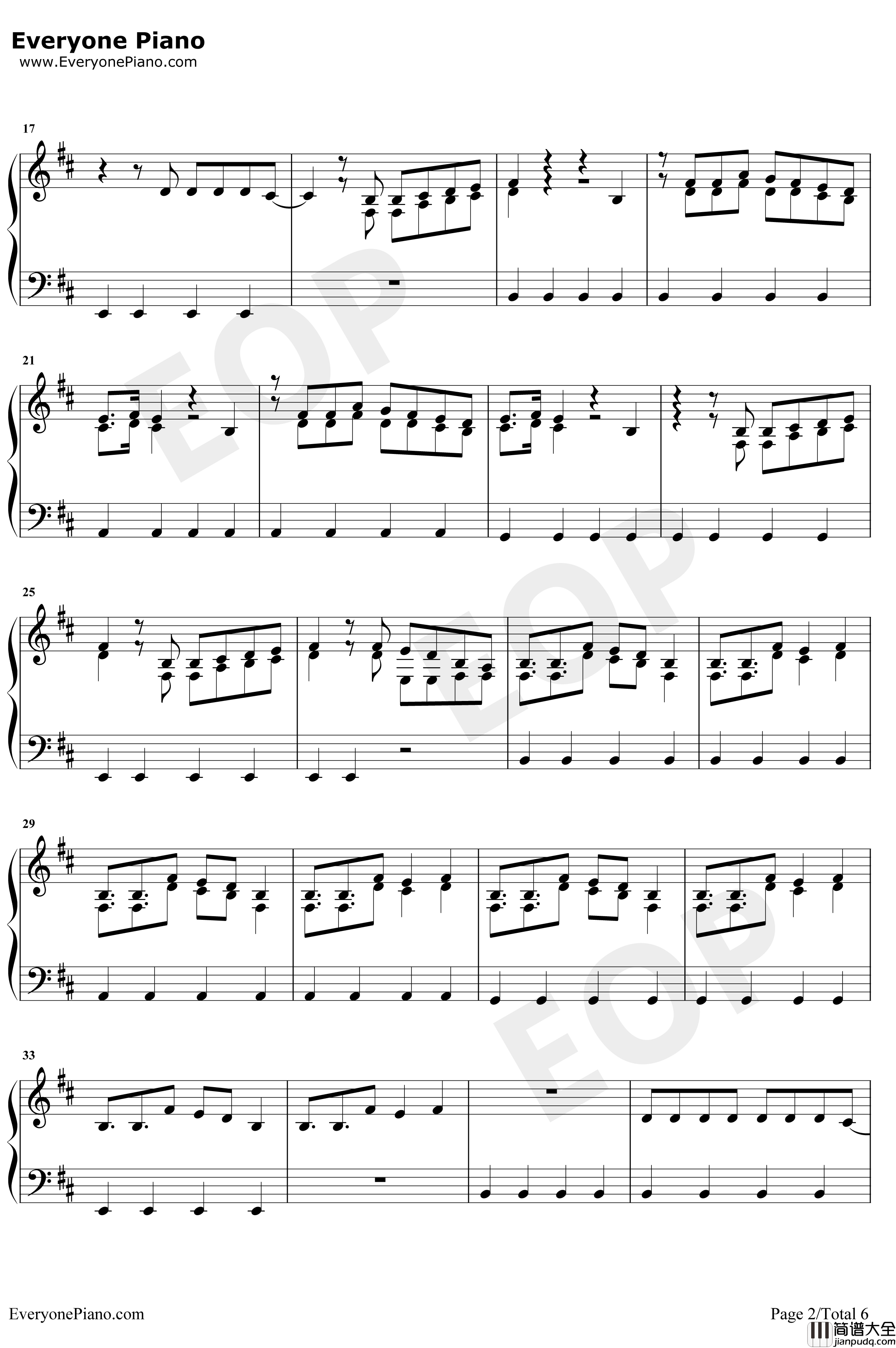 Breathe钢琴谱_JaxJones