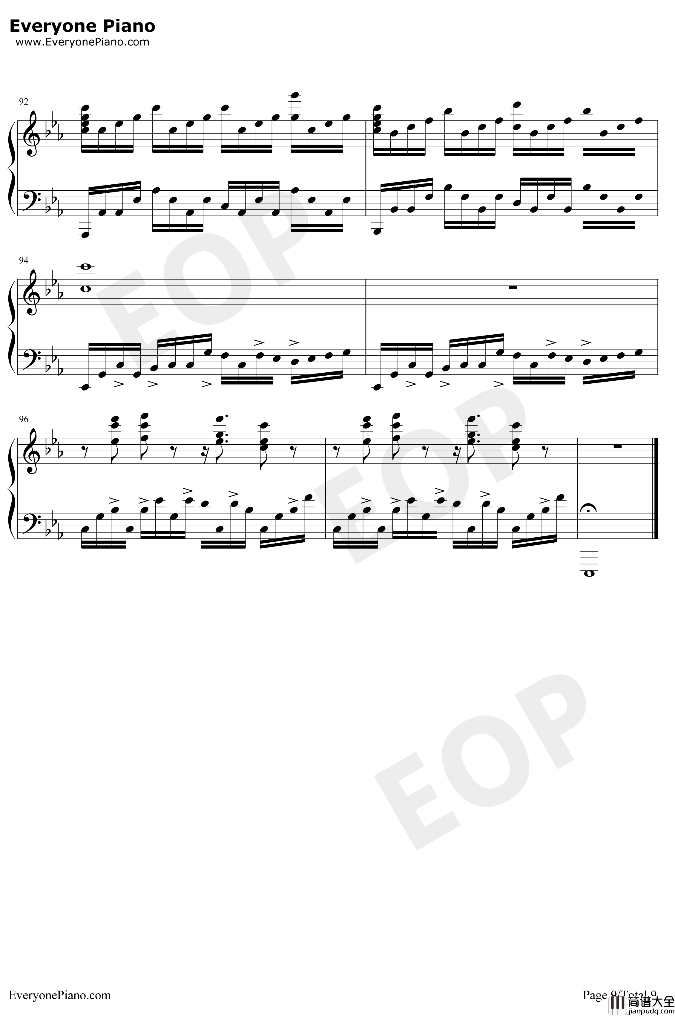 Bios钢琴谱_泽野弘之_罪恶王冠拔剑神曲