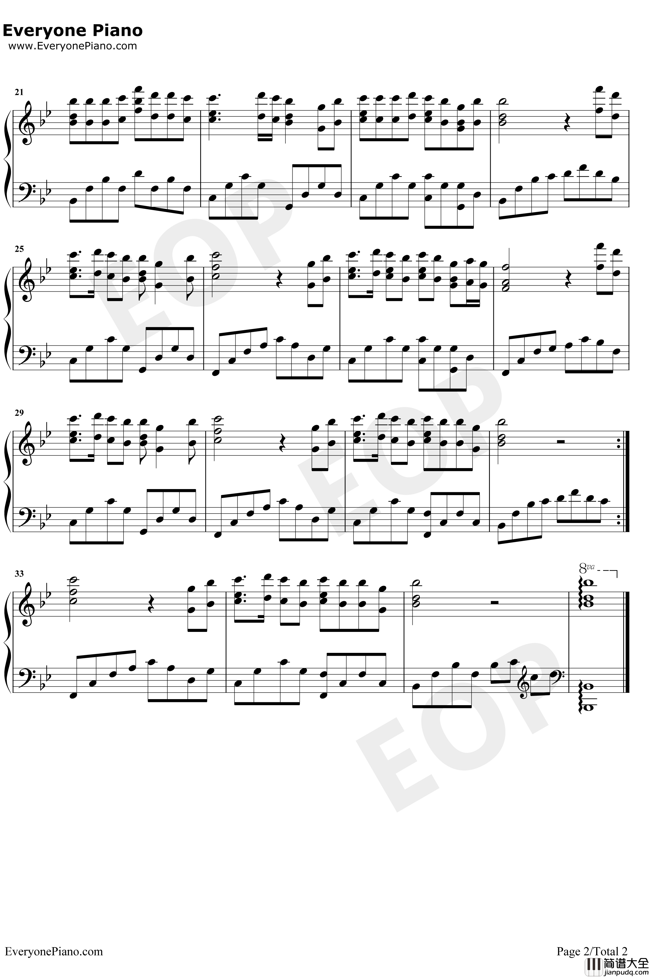 莲花钢琴谱_李玉刚