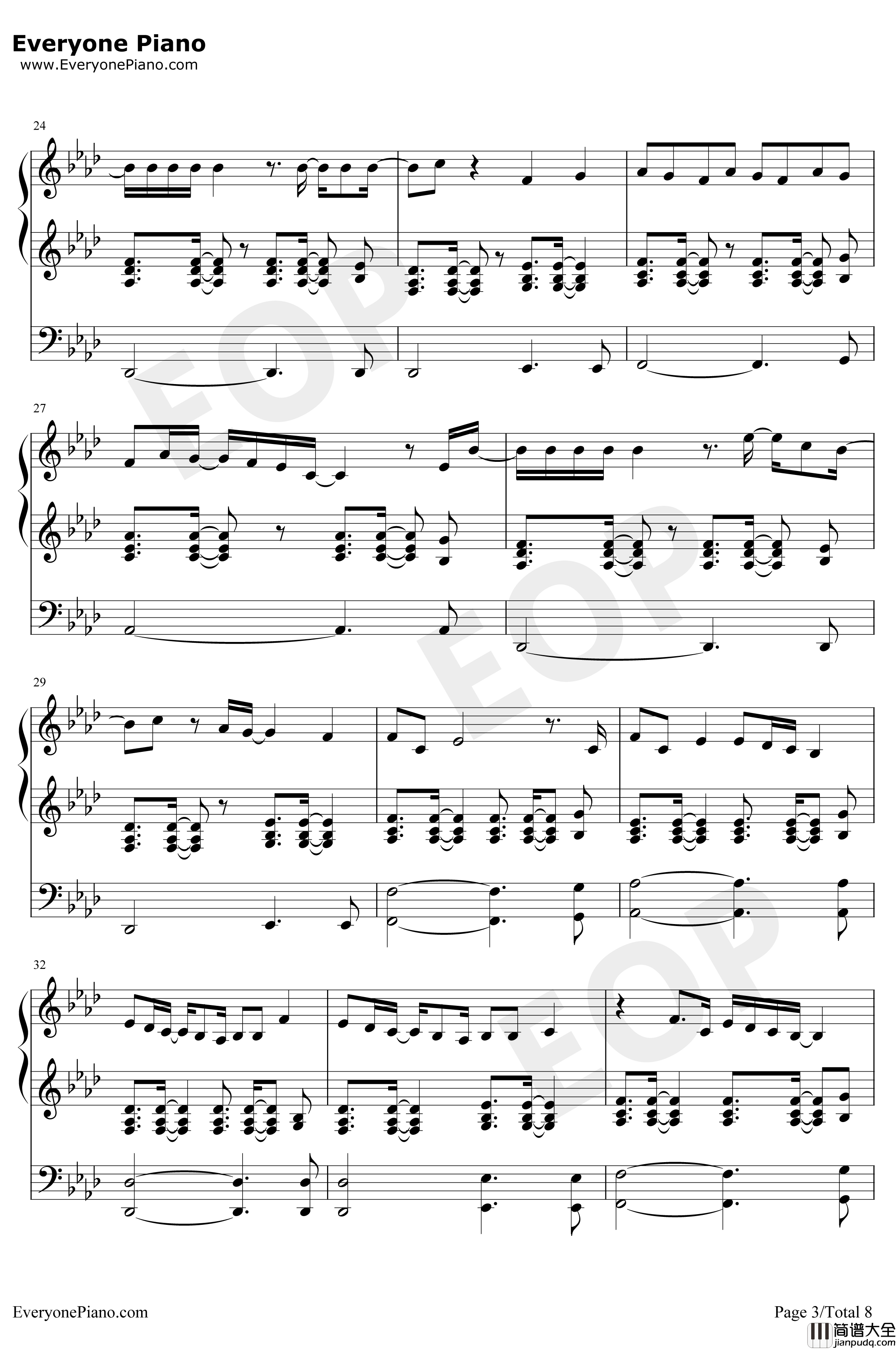 Breathin钢琴谱_ArianaGrande