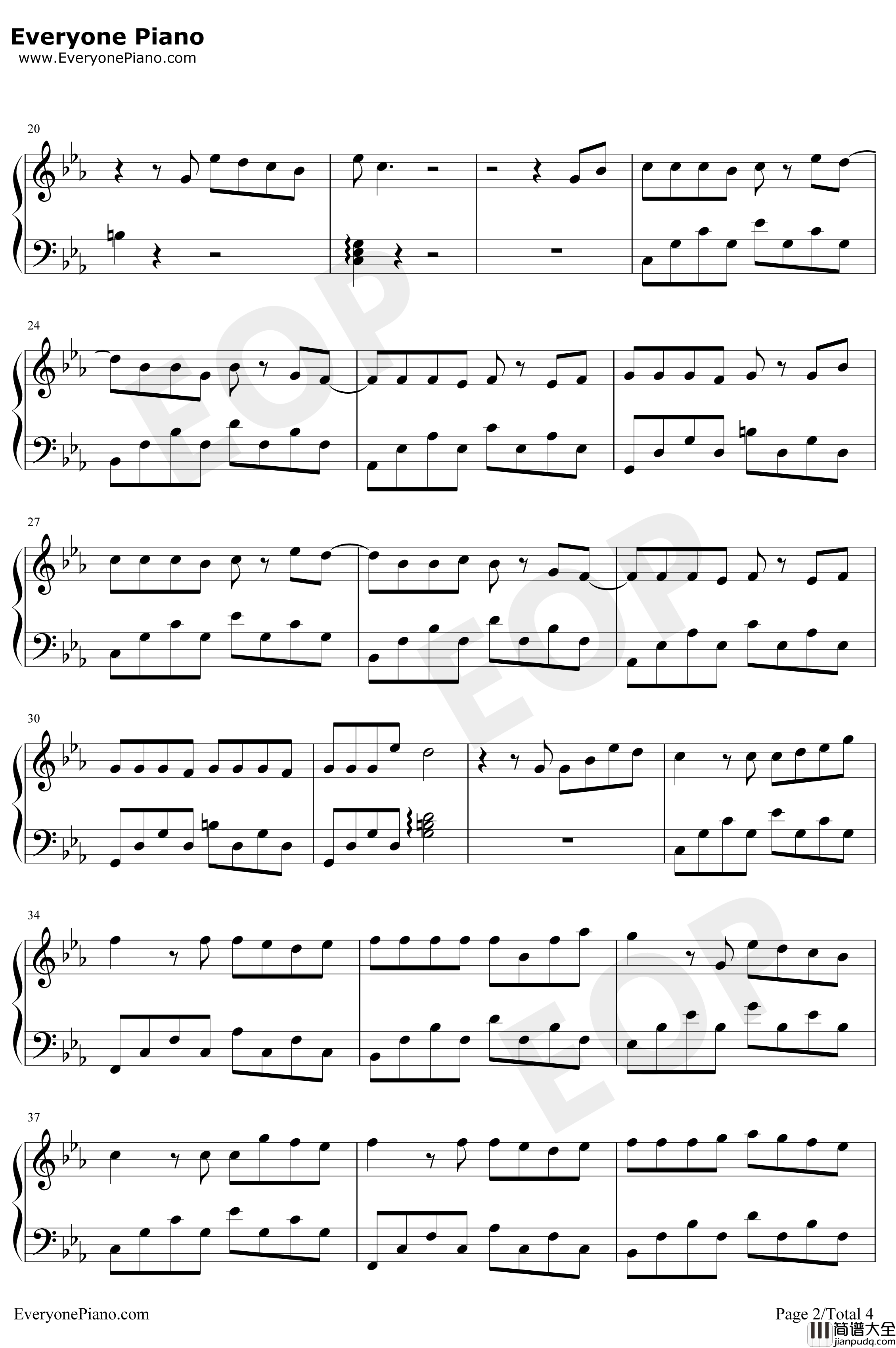 38度6钢琴谱_黑龙_拥抱这片绿洲那热烈的温柔_抖音歌曲