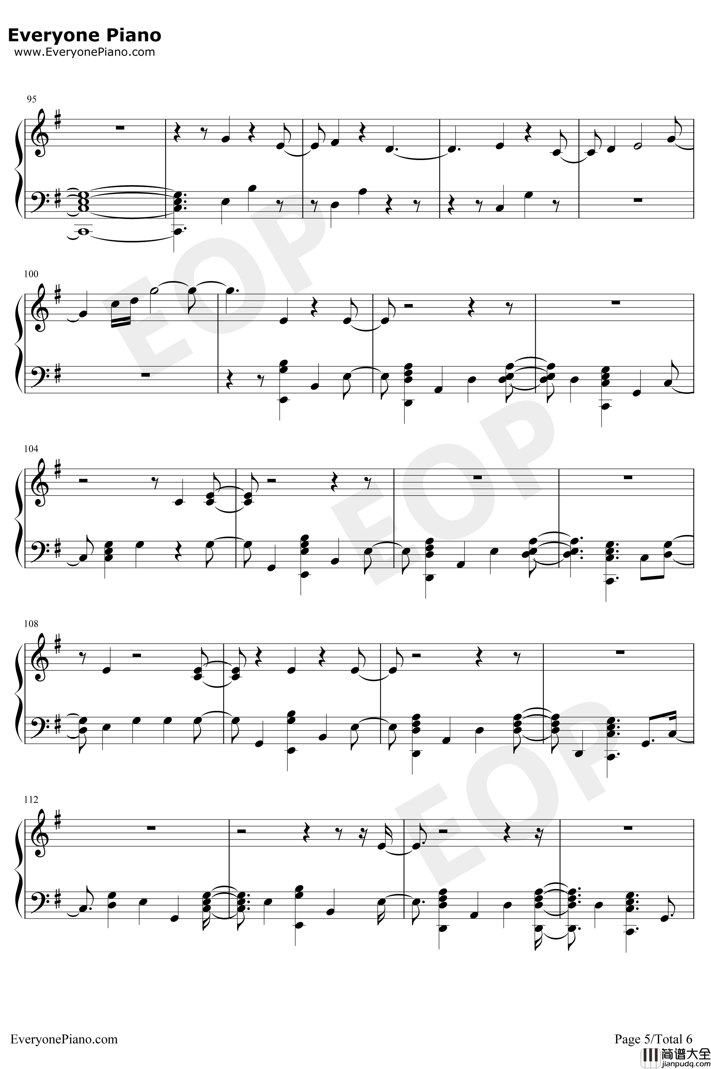 Found_You钢琴谱_KaneBrown