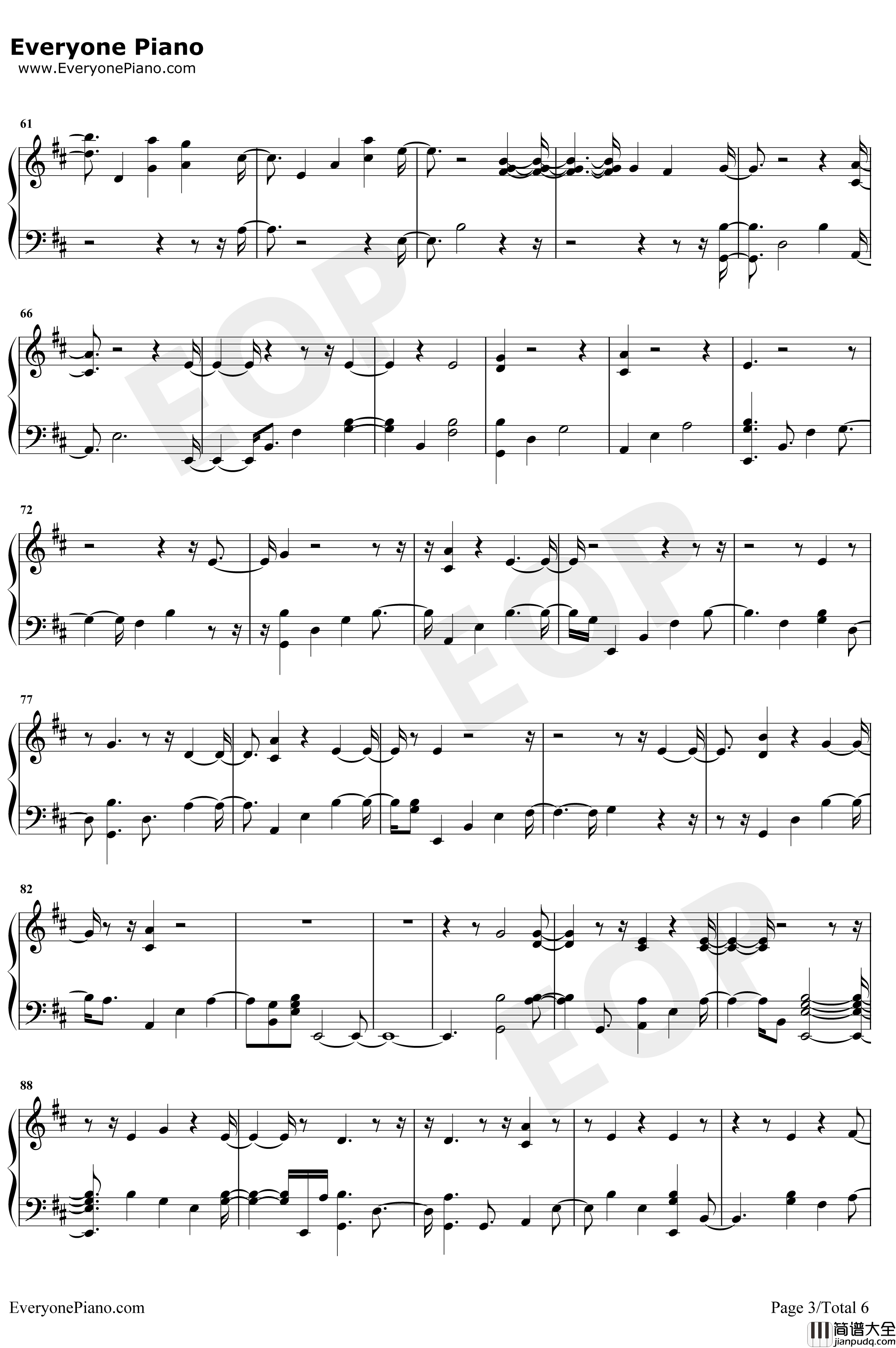 Sour_Diesel钢琴谱_ZAYN