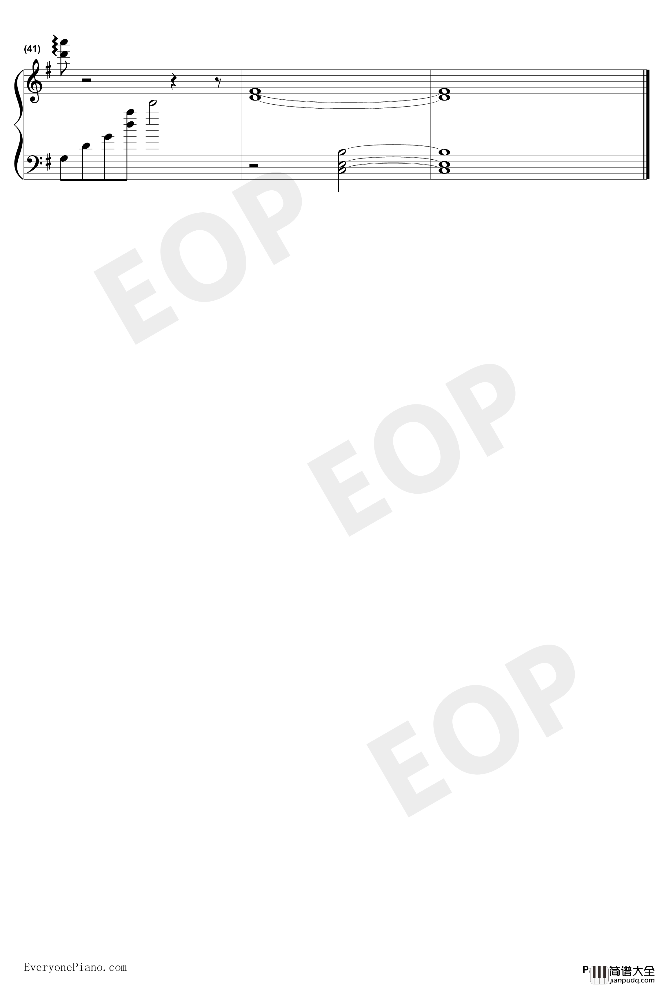 You_Are_Not_Alone钢琴谱_梶浦由记_完整版