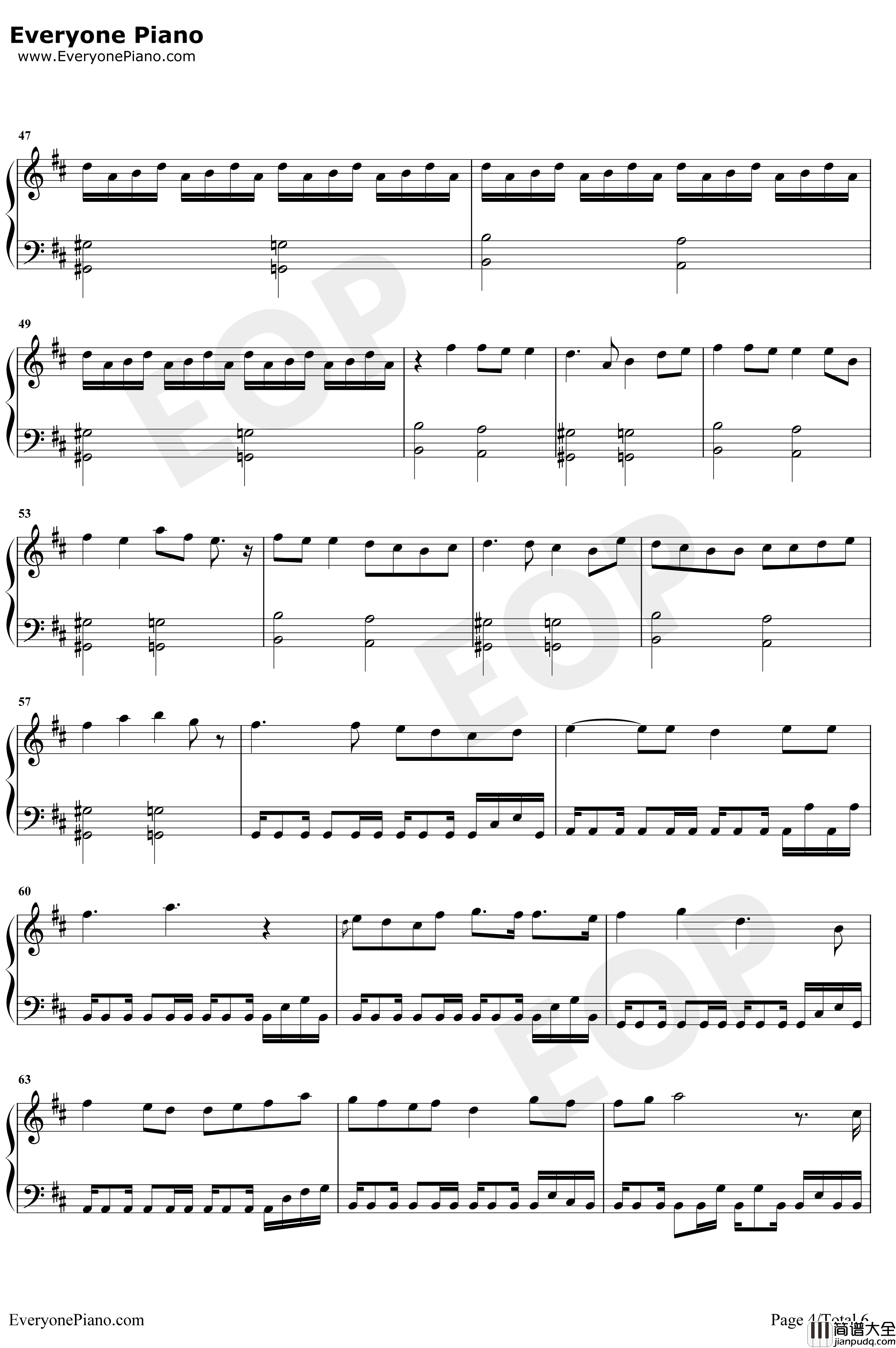 恋は戦争钢琴谱_初音未来_恋爱就是战争