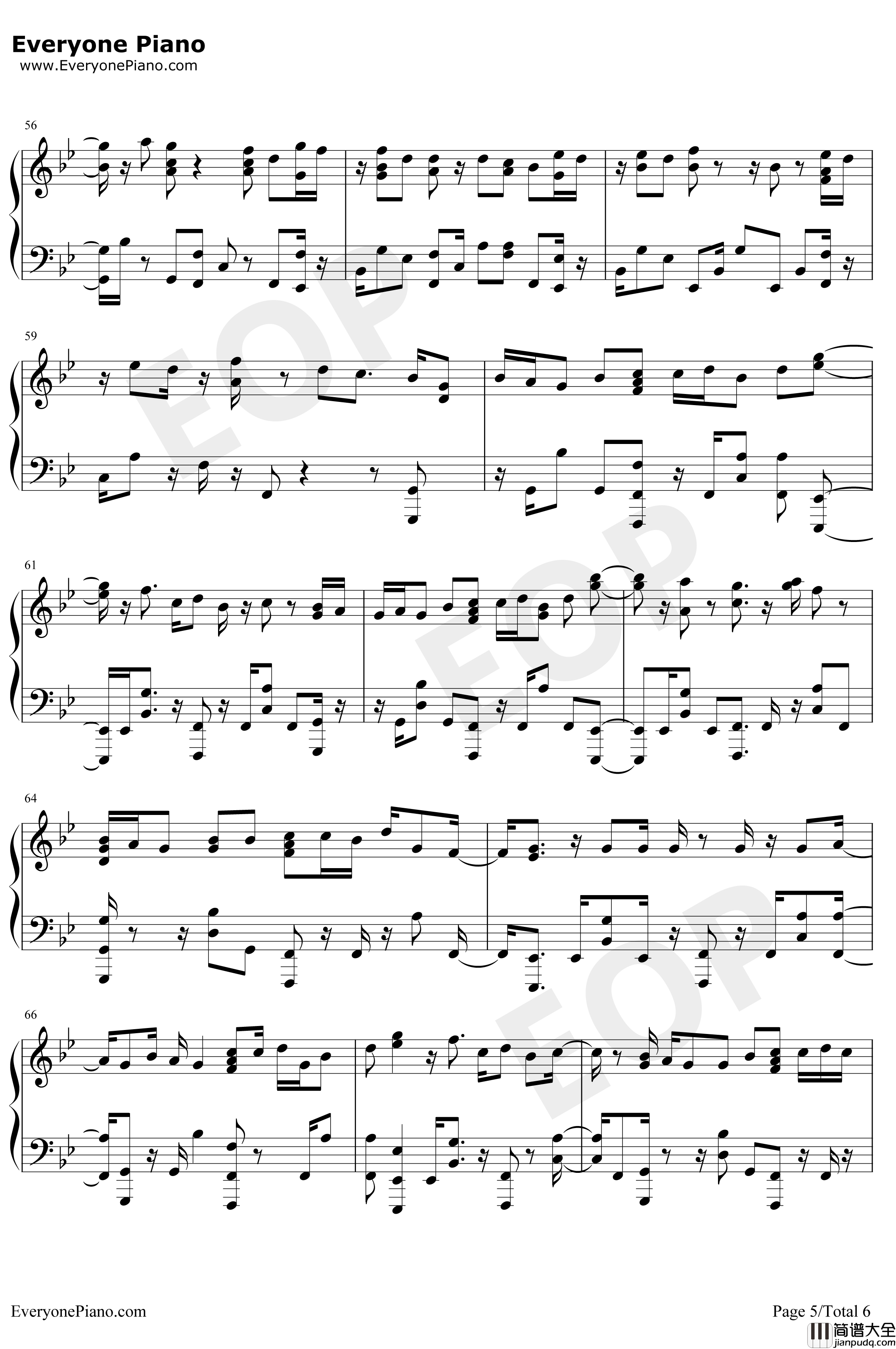 Friend_Of_Mine钢琴谱_Avicii