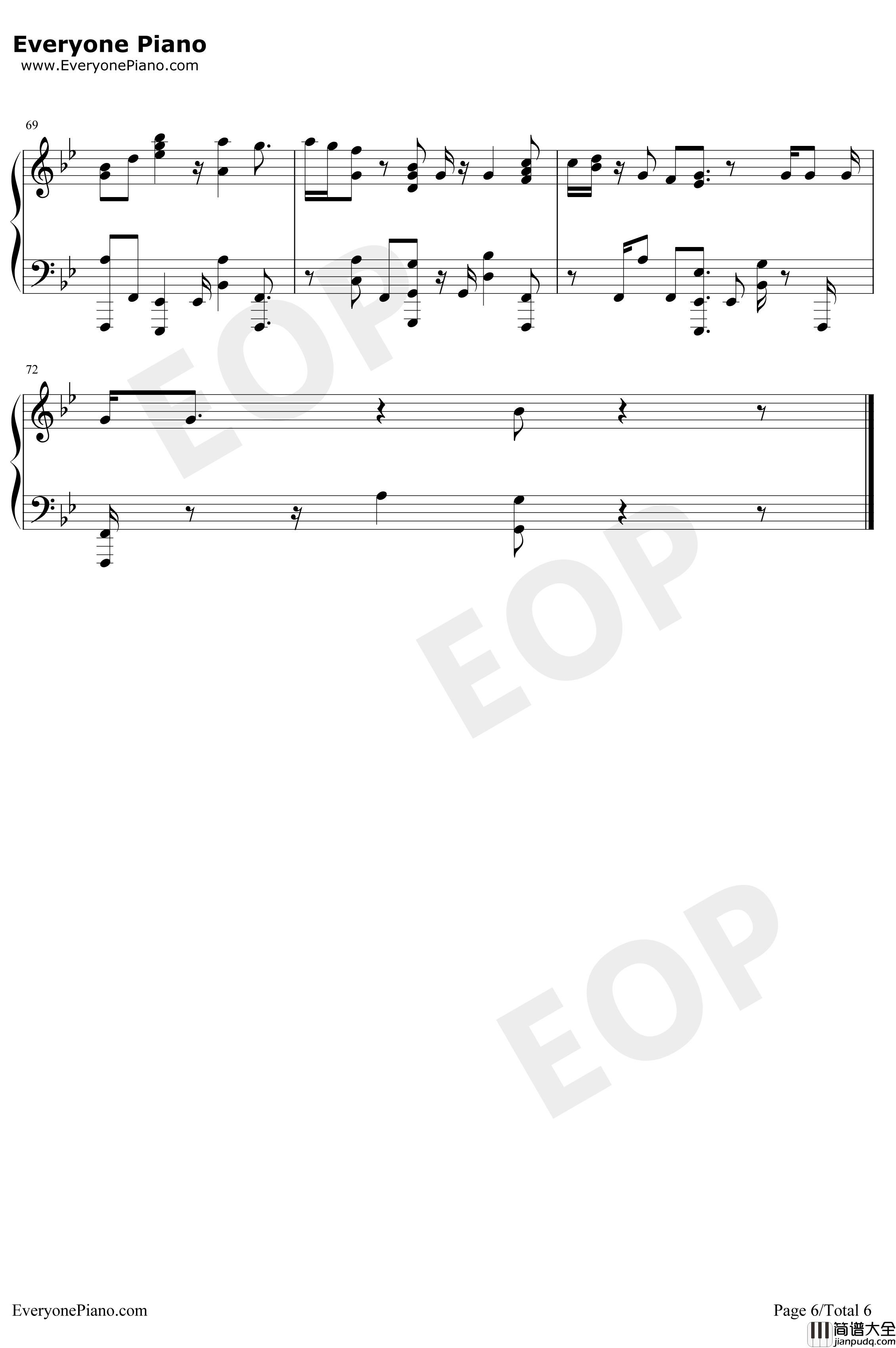 Friend_Of_Mine钢琴谱_Avicii